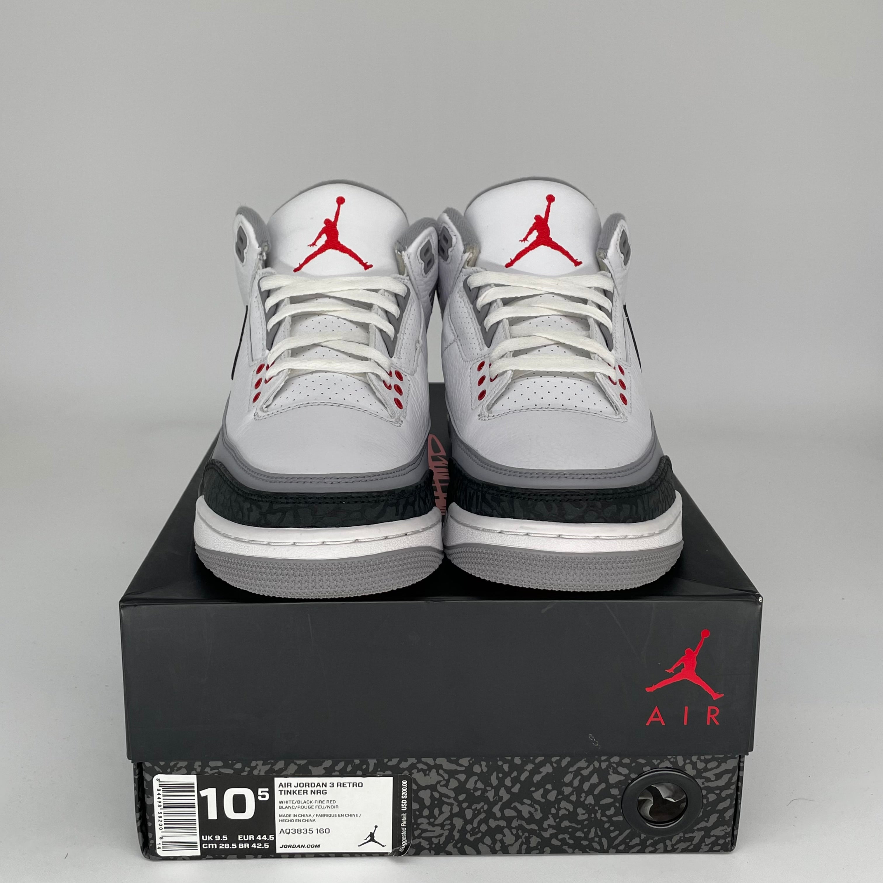 AIR JORDAN 3 TINKER HATFIELD SIZE 10.5 AQ3835-160