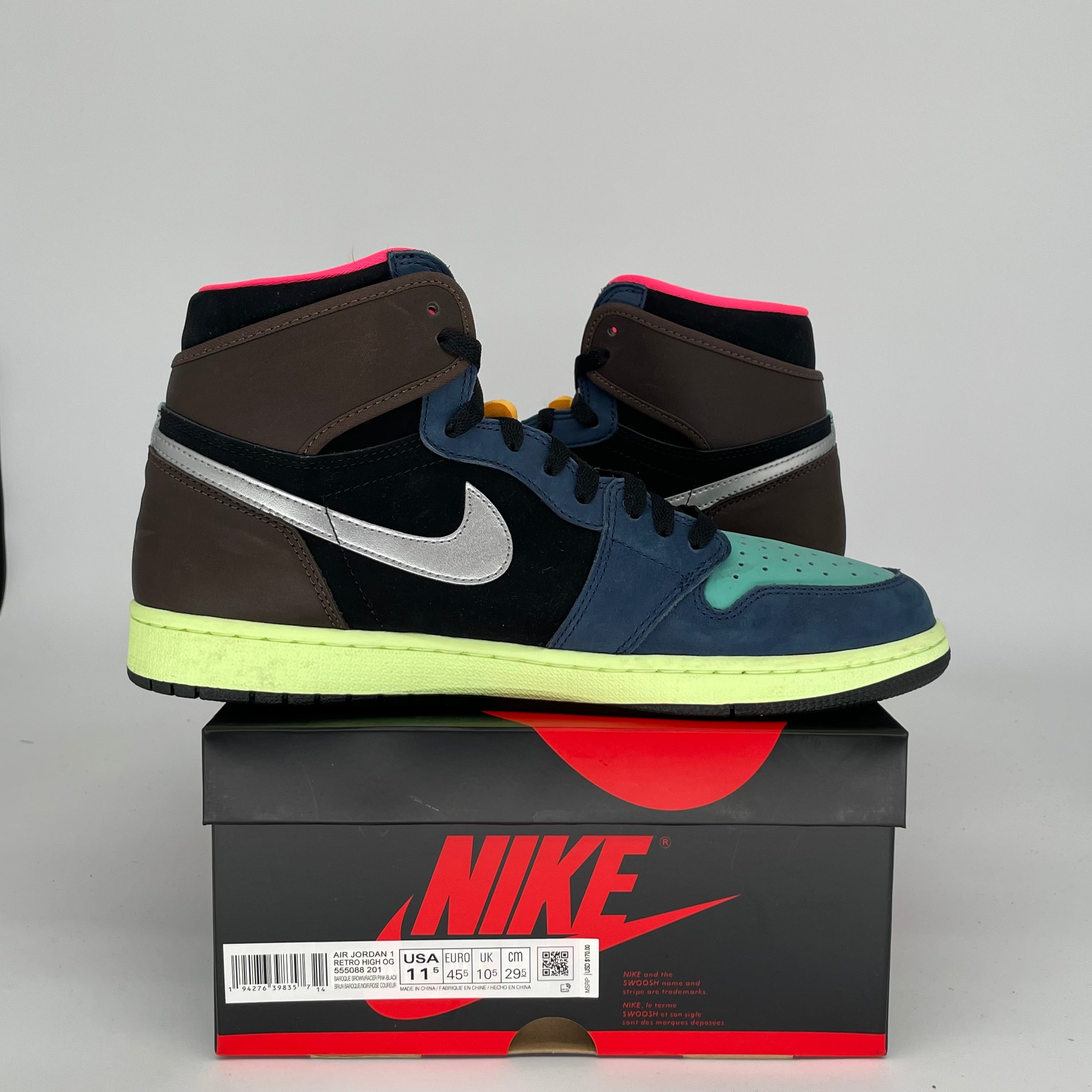 AIR JORDAN 1 BIO HACK SIZE 11.5 555088-201