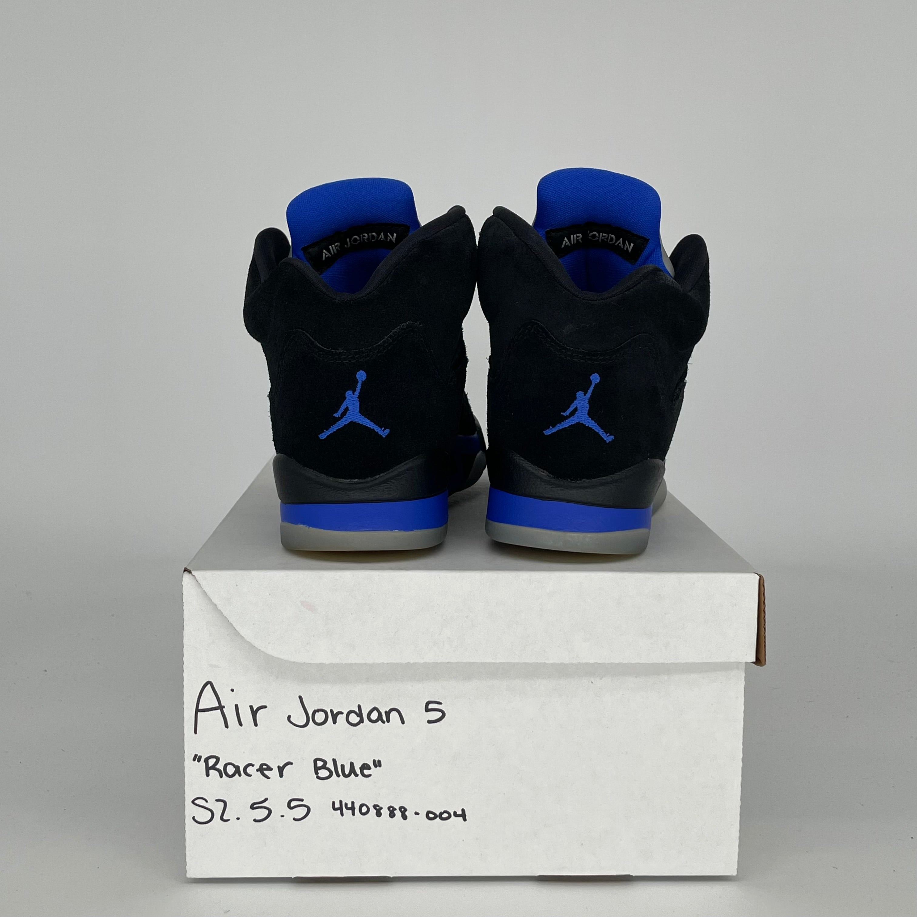 AIR JORDAN 5 RACER BLUE SIZE 5.5Y 440888-004