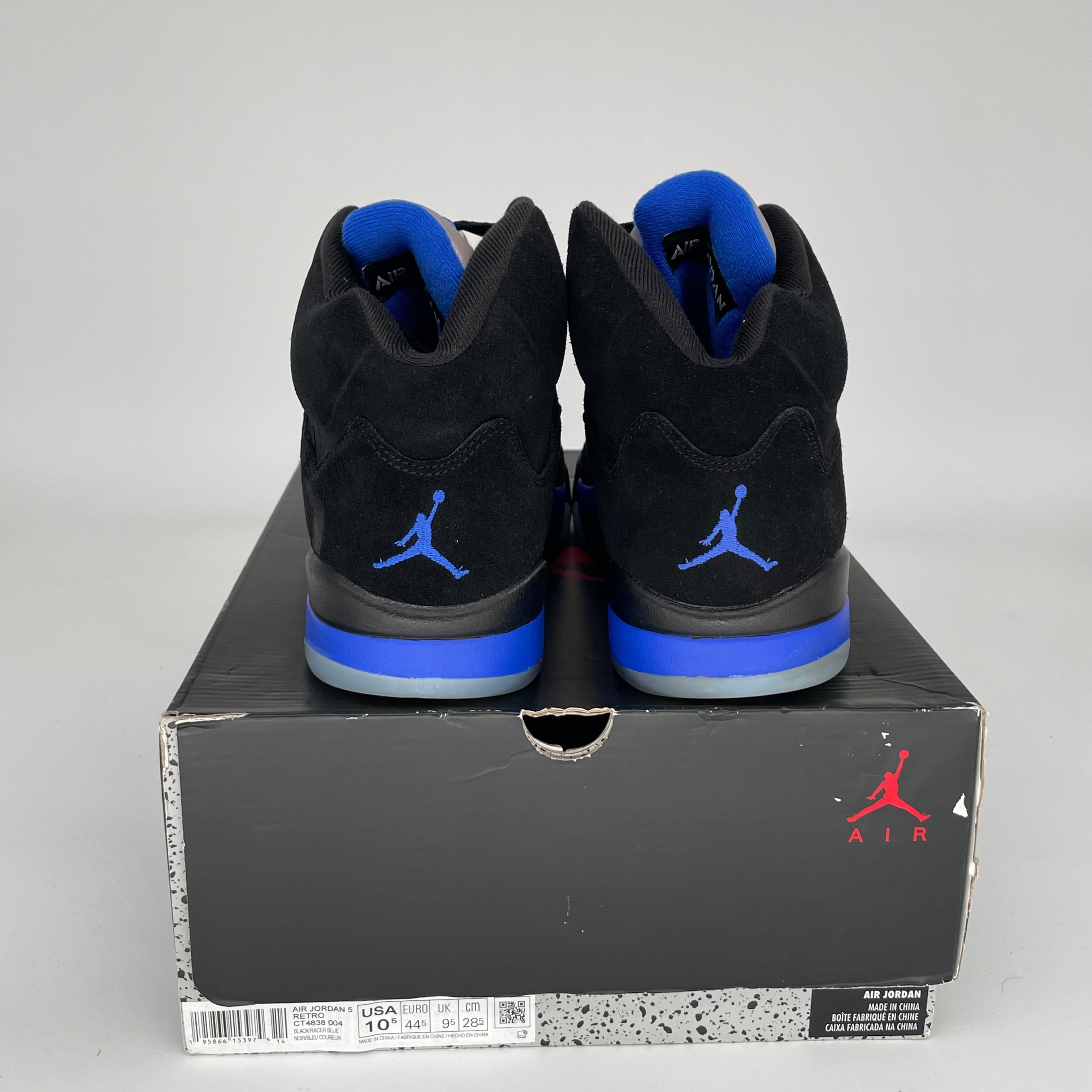 AIR JORDAN 5 RACER BLUE SIZE 10.5 CT4838-004