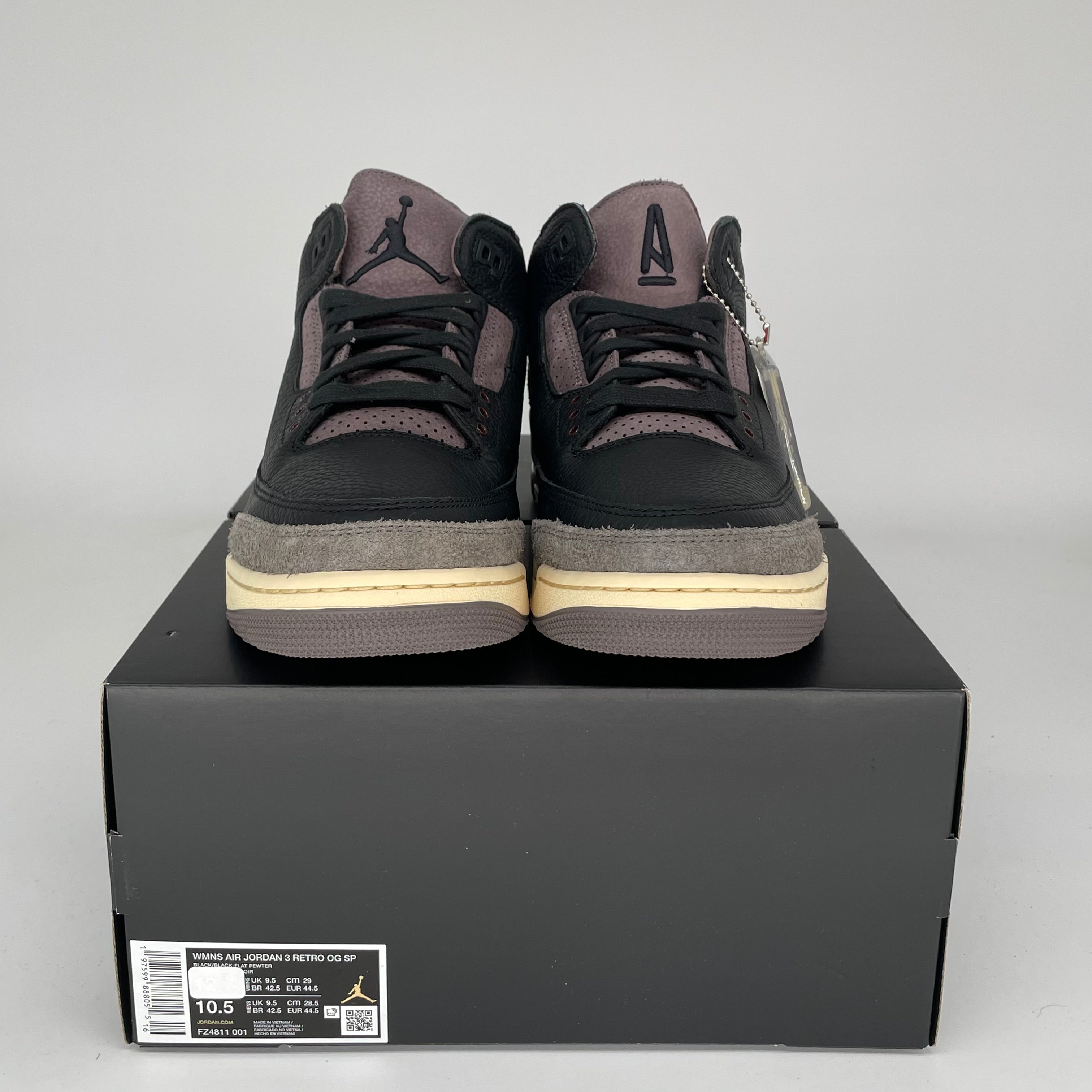 AIR JORDAN 3 A MA MANIERE WHILE YOU WERE SLEEPING W SIZE 10.5 FZ4811-001