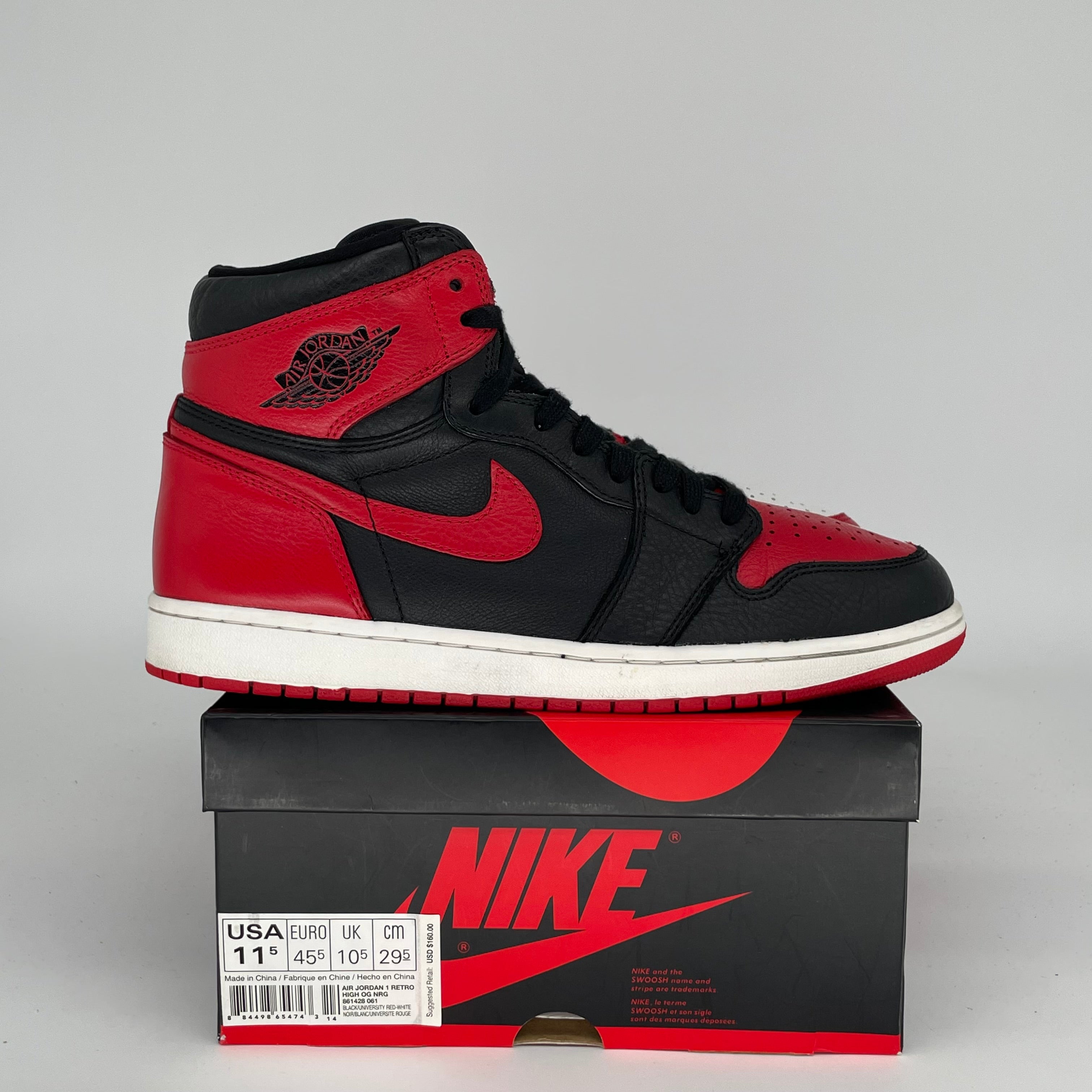 AIR JORDAN 1 HOMAGE TO HOME SIZE 11.5 861428-061