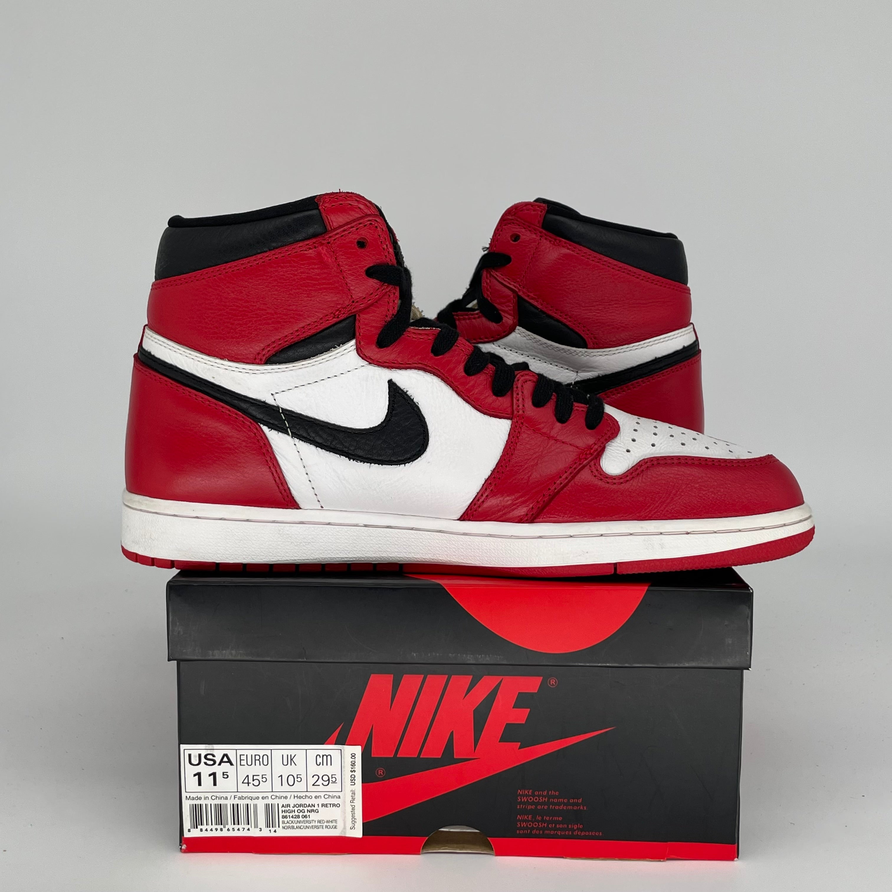 AIR JORDAN 1 HOMAGE TO HOME SIZE 11.5 861428-061