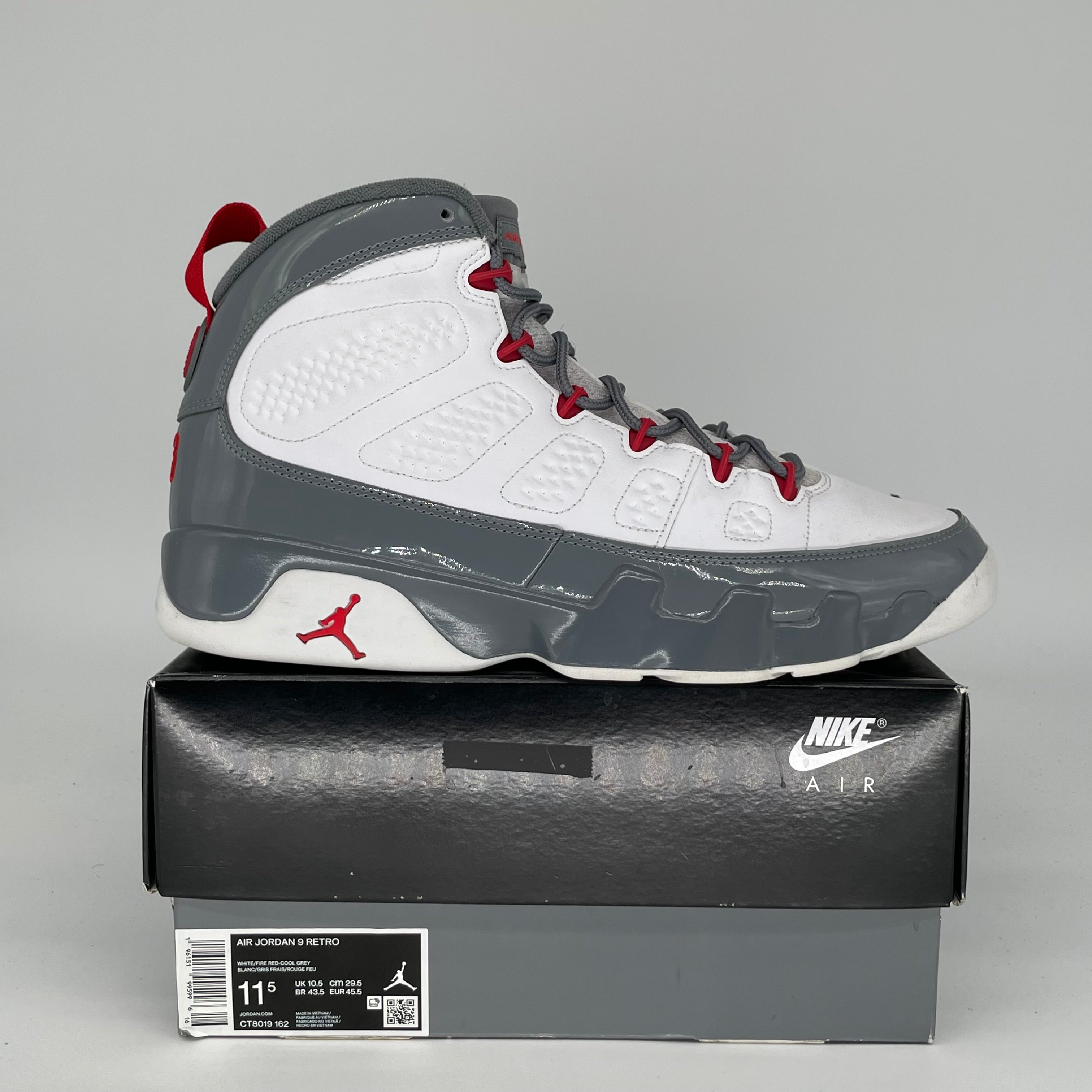 AIR JORDAN 9 FIRE RED SIZE 11.5 CT8019-162