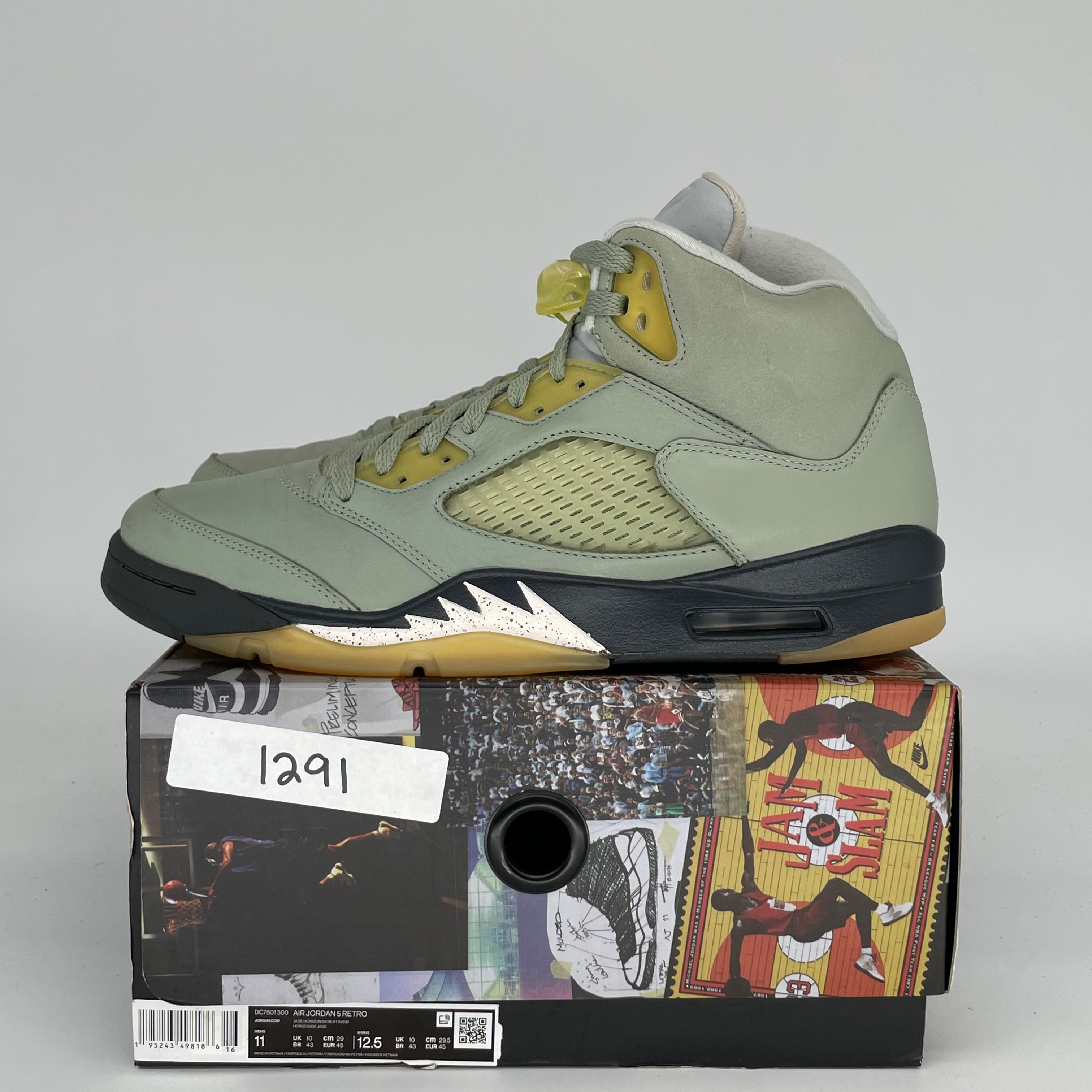 AIR JORDAN 5 JADE HORIZON SIZE 11 DC7501-300