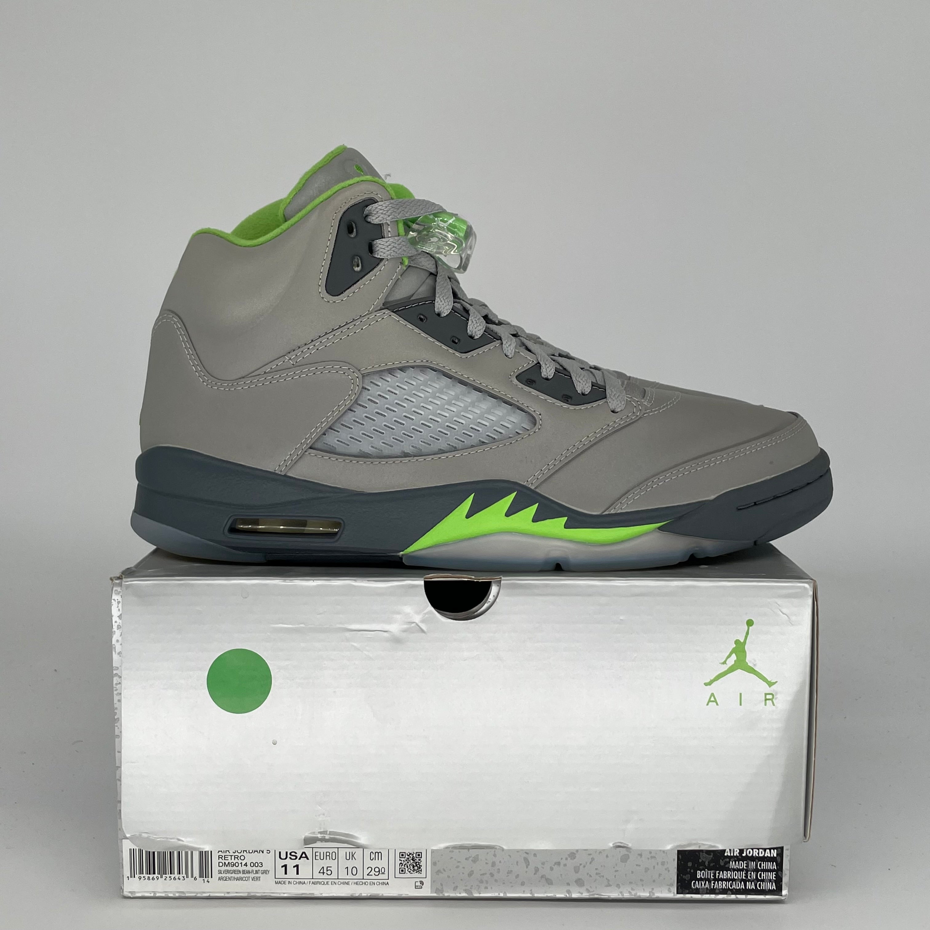 AIR JORDAN 5 GREEN BEAN SIZE 11 DM9014-003