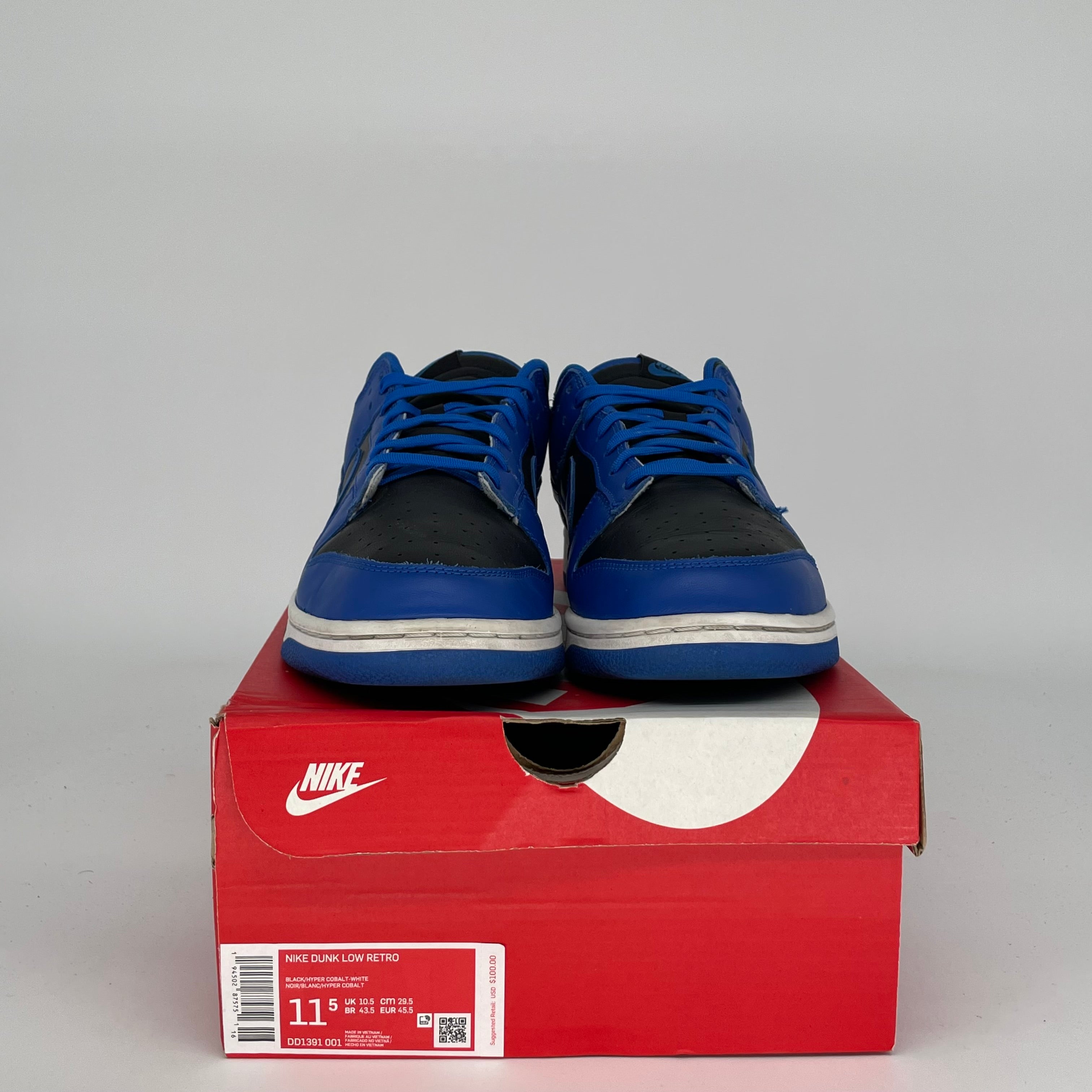 NIKE DUNK LOW COBALT SIZE 11.5 DD1391-001