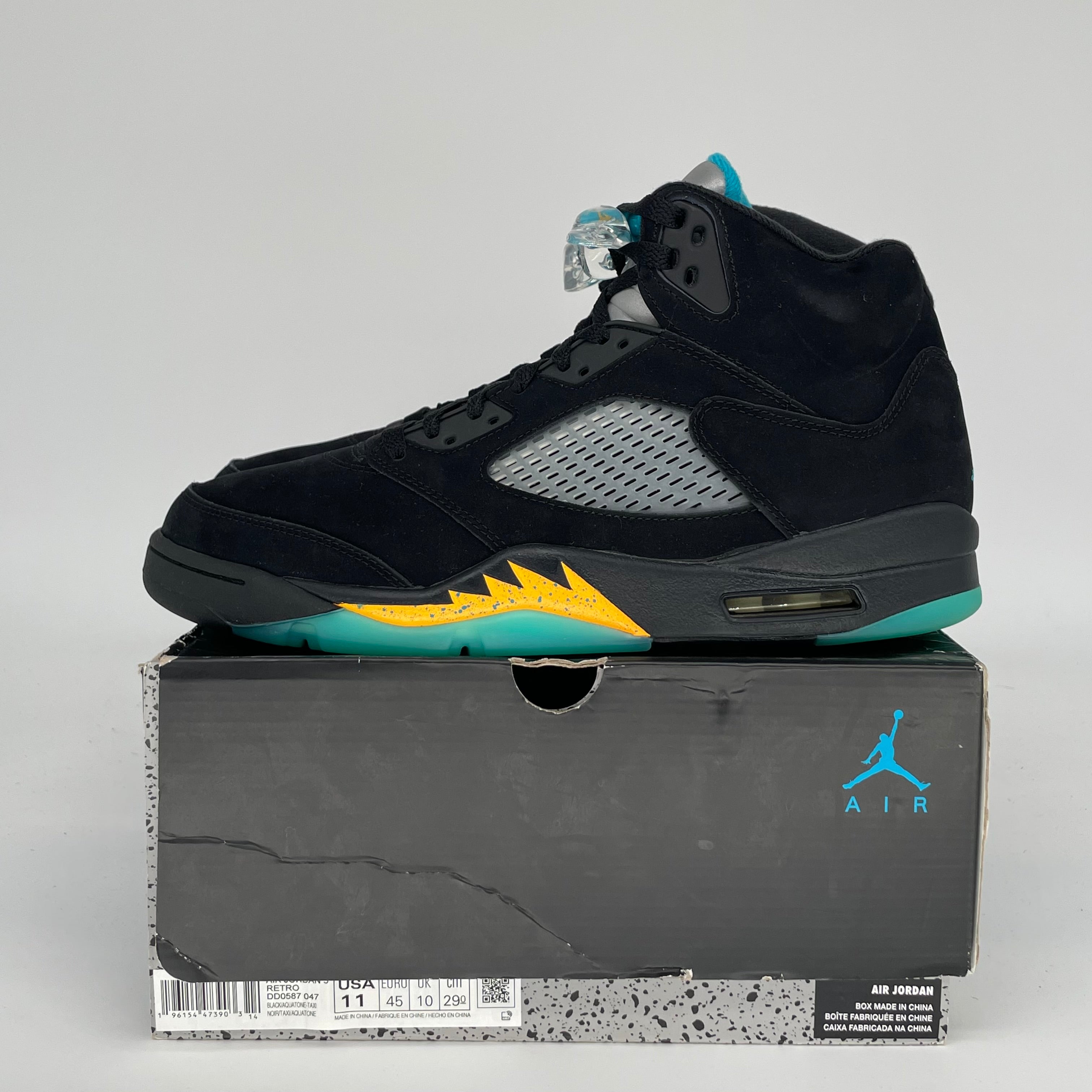 AIR JORDAN 5 AQUA SIZE 11 DD0587-047