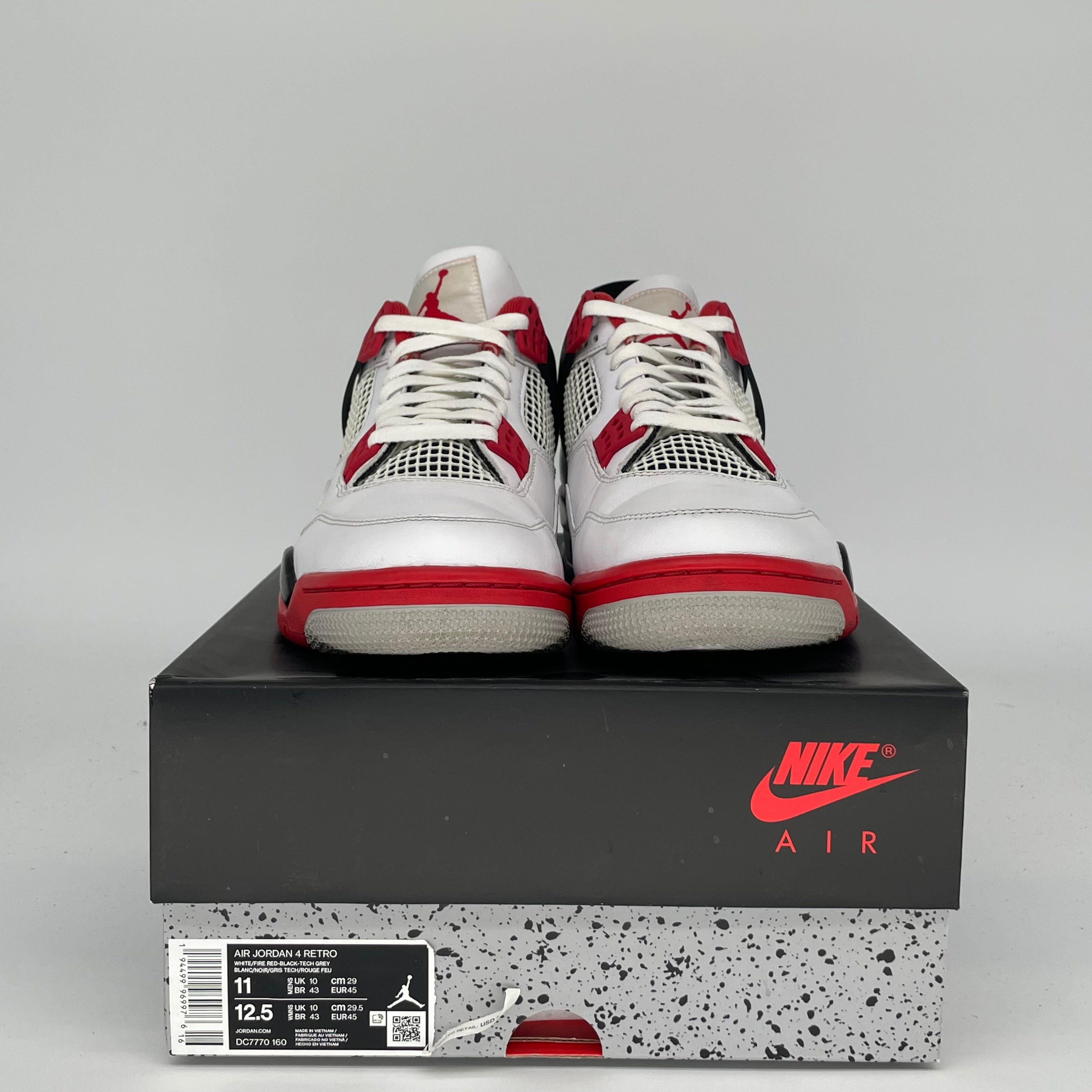 AIR JORDAN 4 FIRE RED SIZE 11 DC7770-160