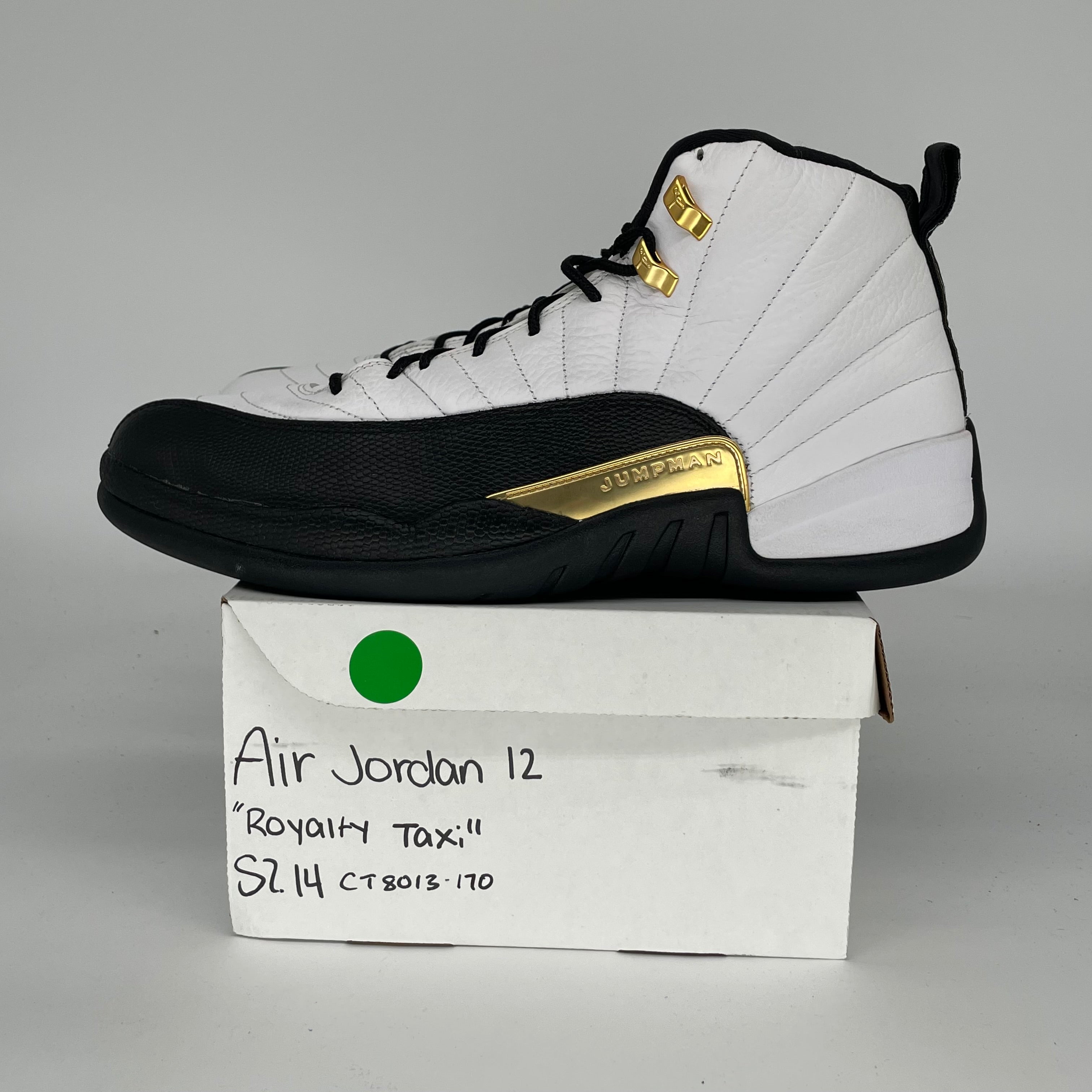 AIR JORDAN 12 ROYALTY TAXI SIZE 14 CT8013-170