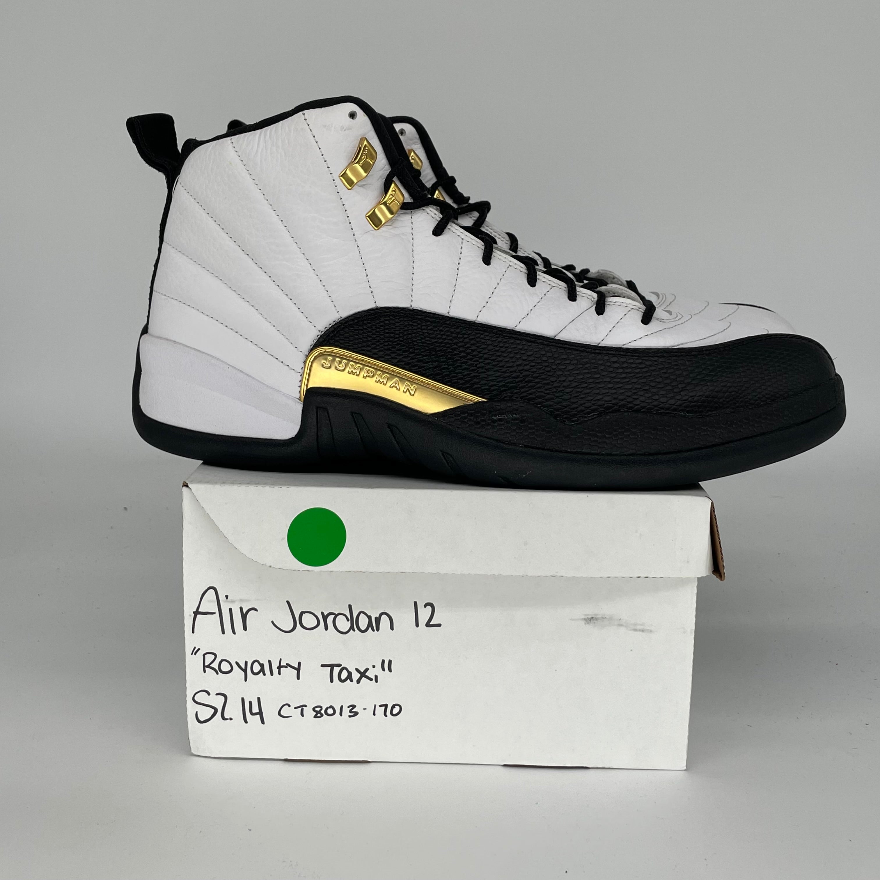 AIR JORDAN 12 ROYALTY TAXI SIZE 14 CT8013-170