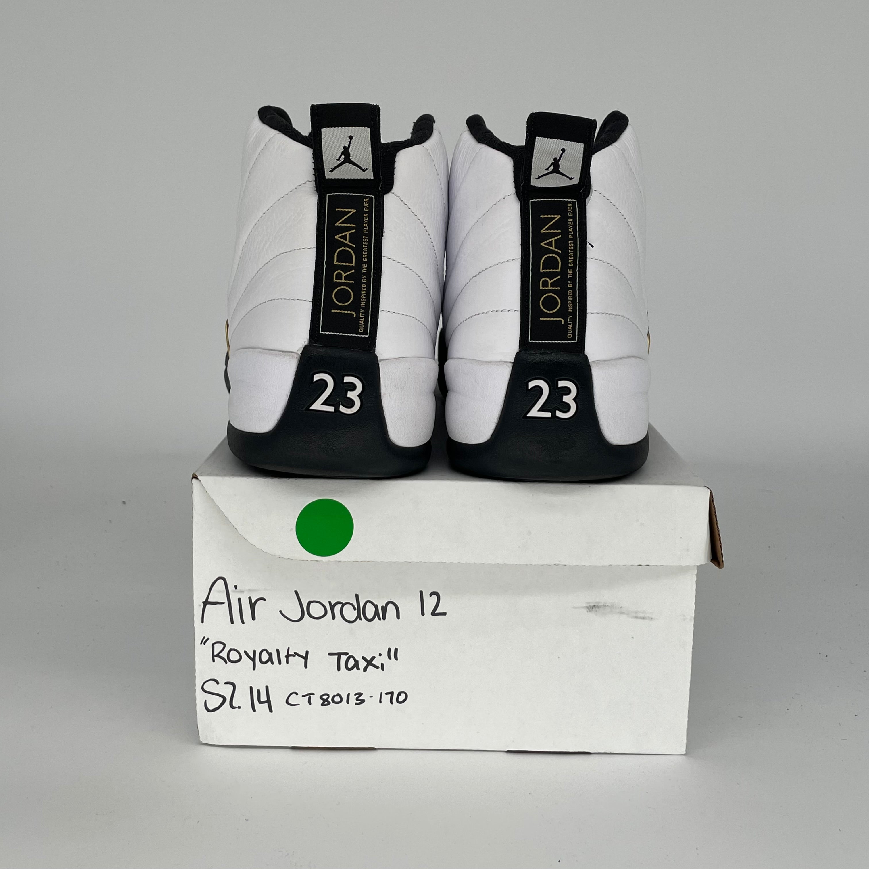 AIR JORDAN 12 ROYALTY TAXI SIZE 14 CT8013-170