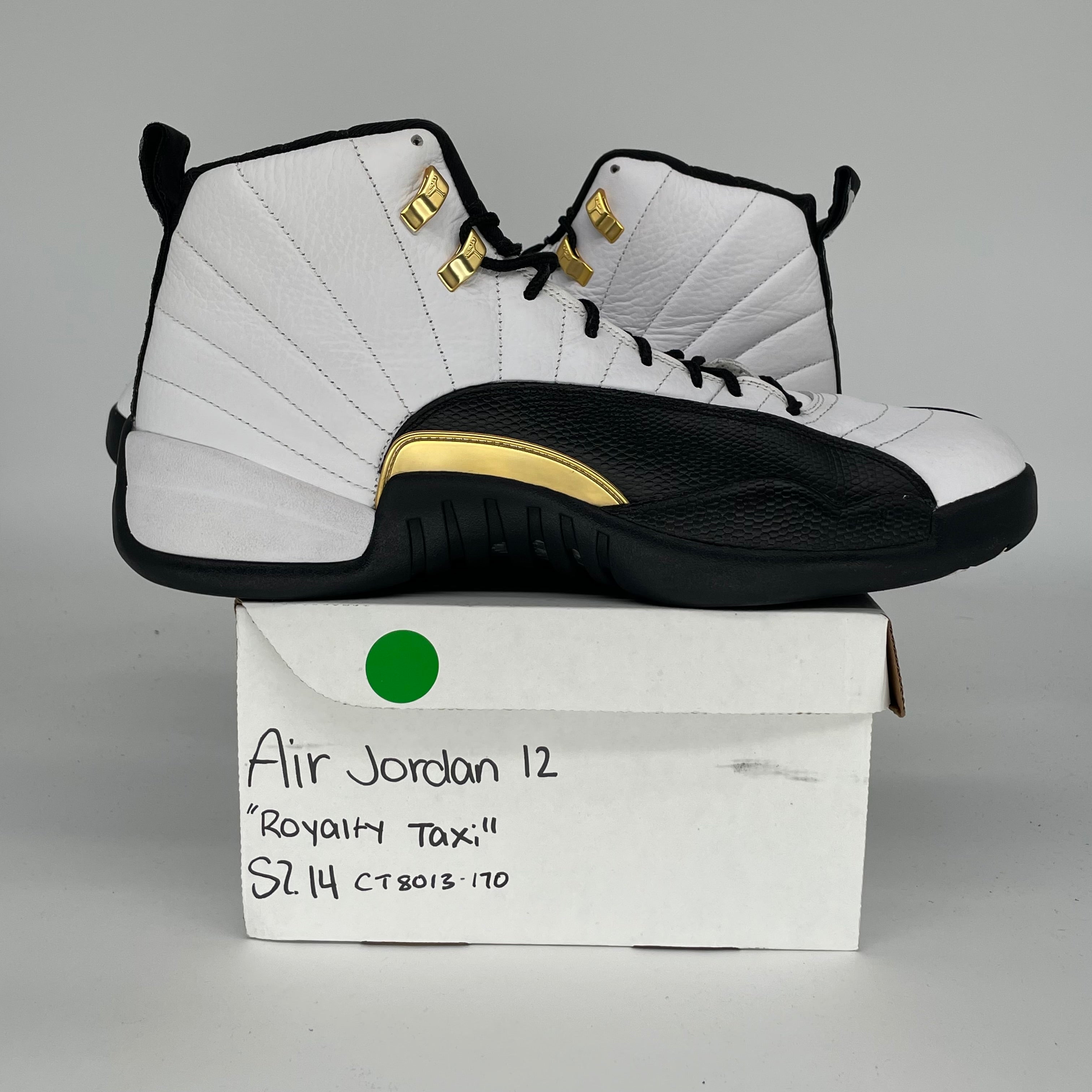 AIR JORDAN 12 ROYALTY TAXI SIZE 14 CT8013-170