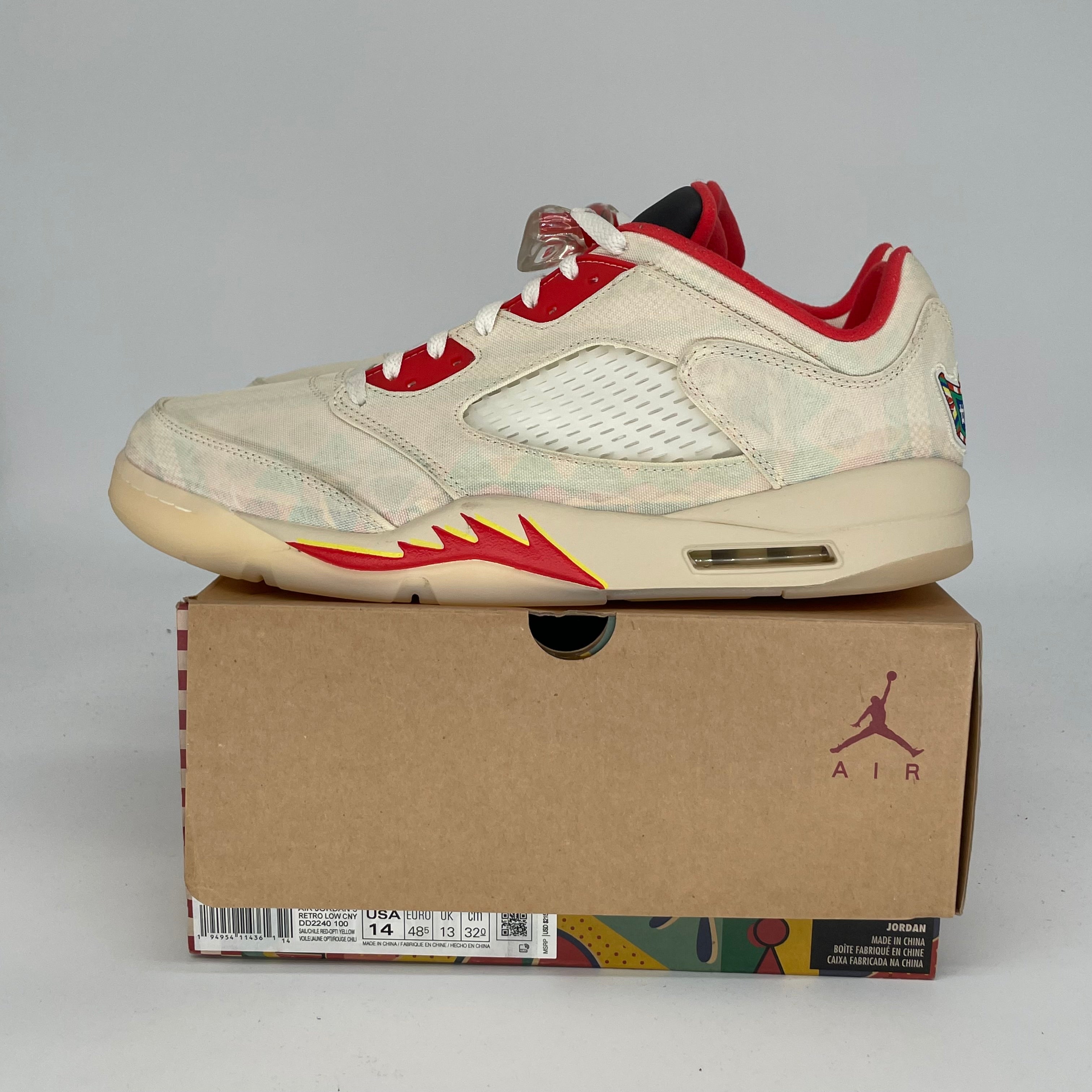 AIR JORDAN 5 LOW CHINESE NEW YEAR SIZE 14 DD2240-100