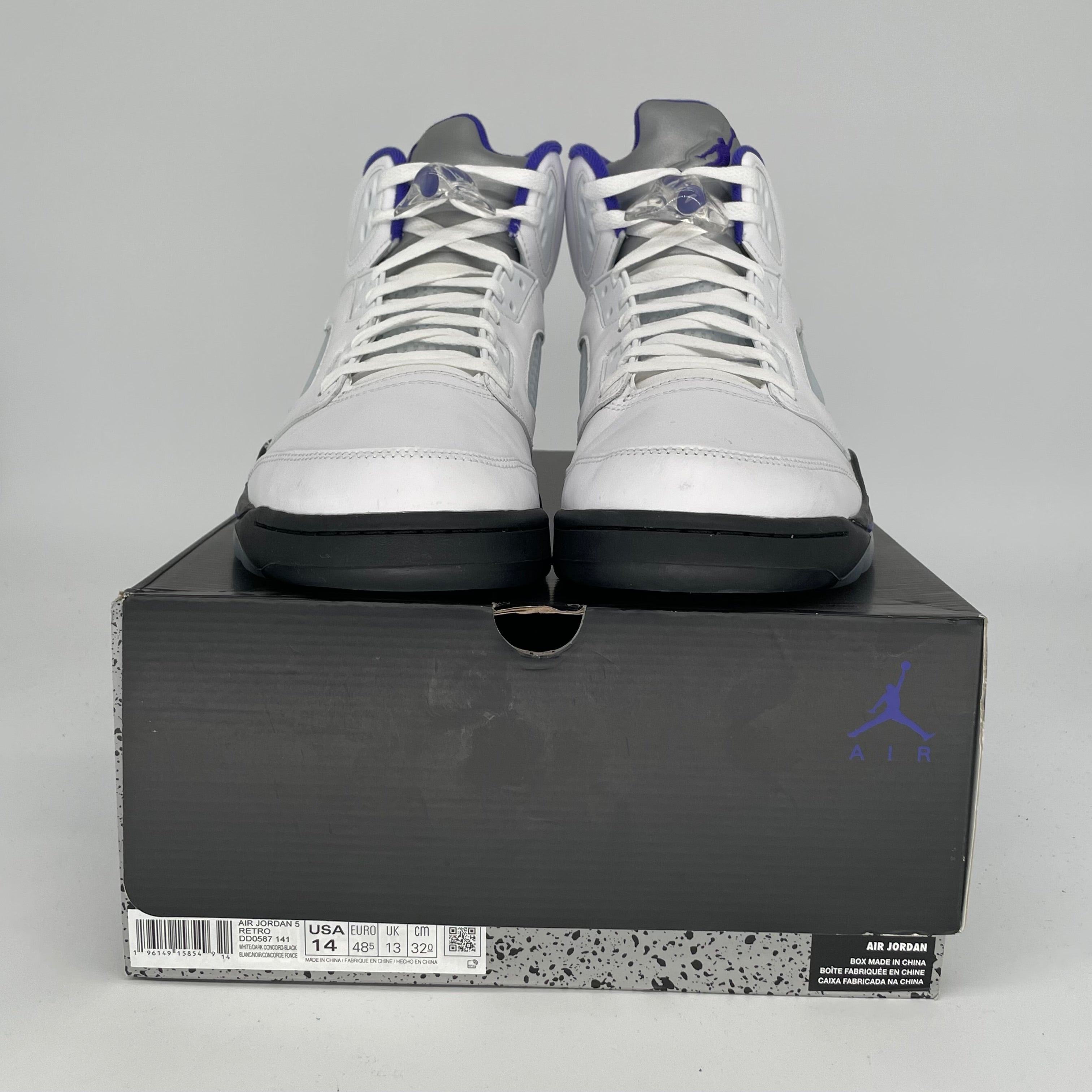 AIR JORDAN 5 DARK CONCORD SIZE 14 DD0587-141