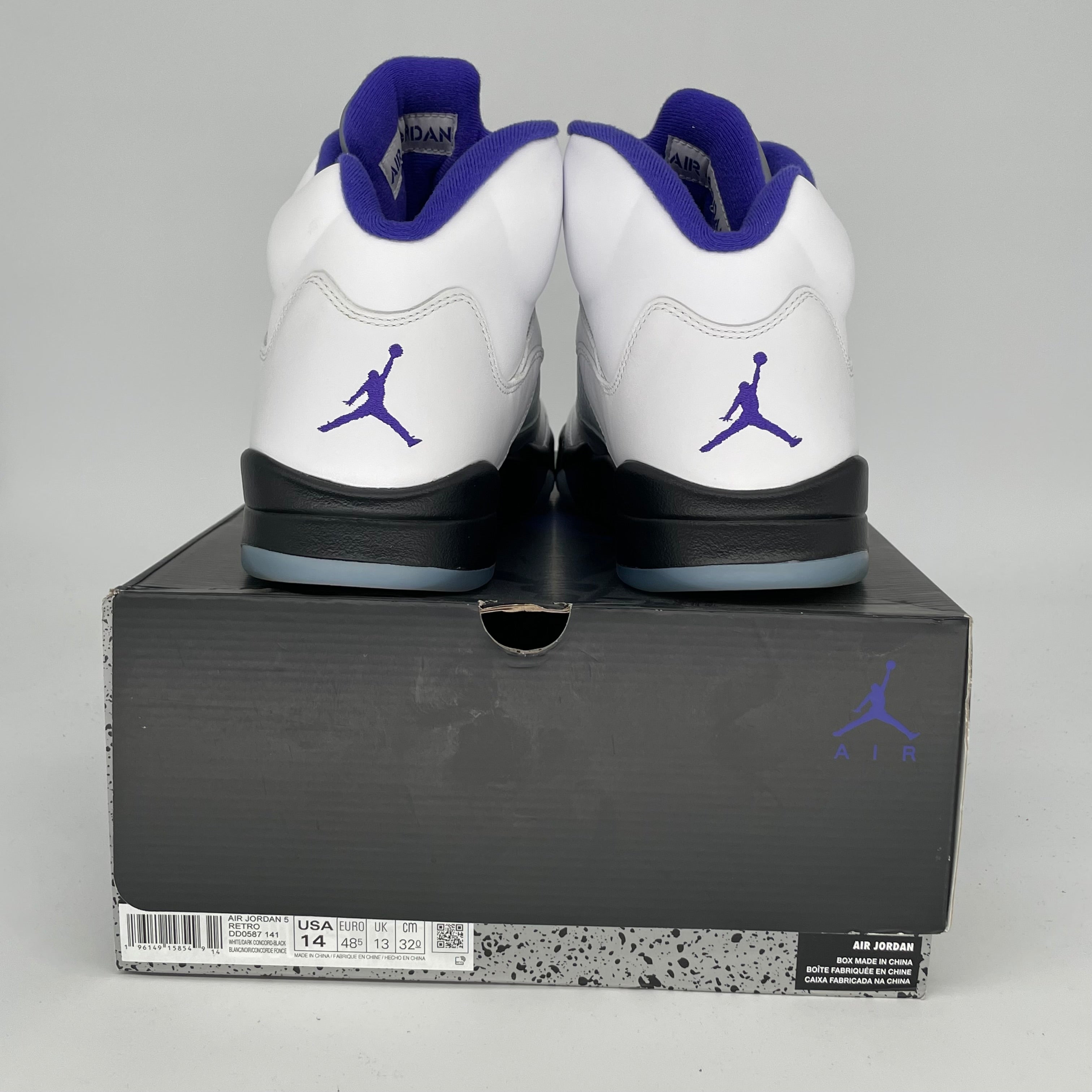 AIR JORDAN 5 DARK CONCORD SIZE 14 DD0587-141