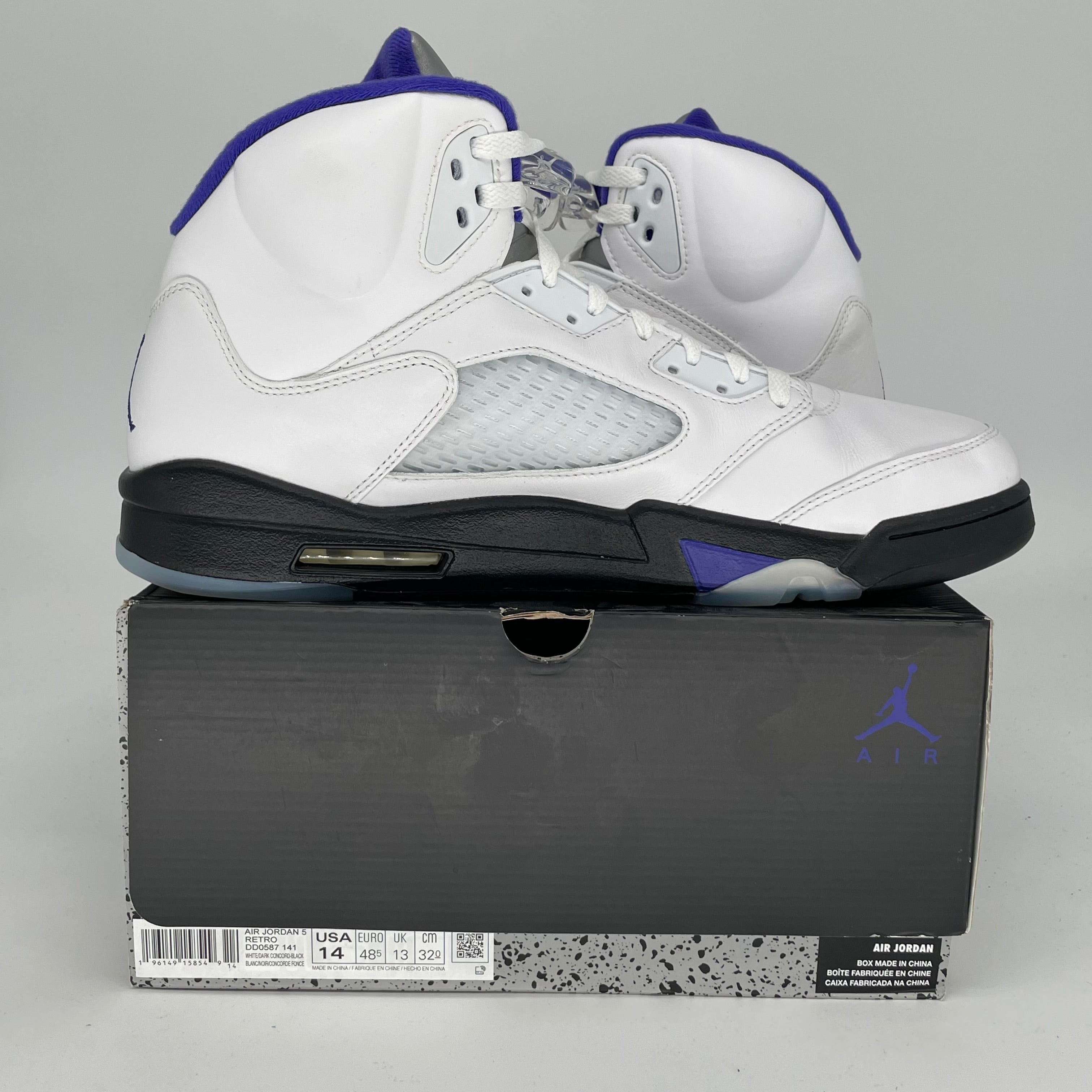 AIR JORDAN 5 DARK CONCORD SIZE 14 DD0587-141