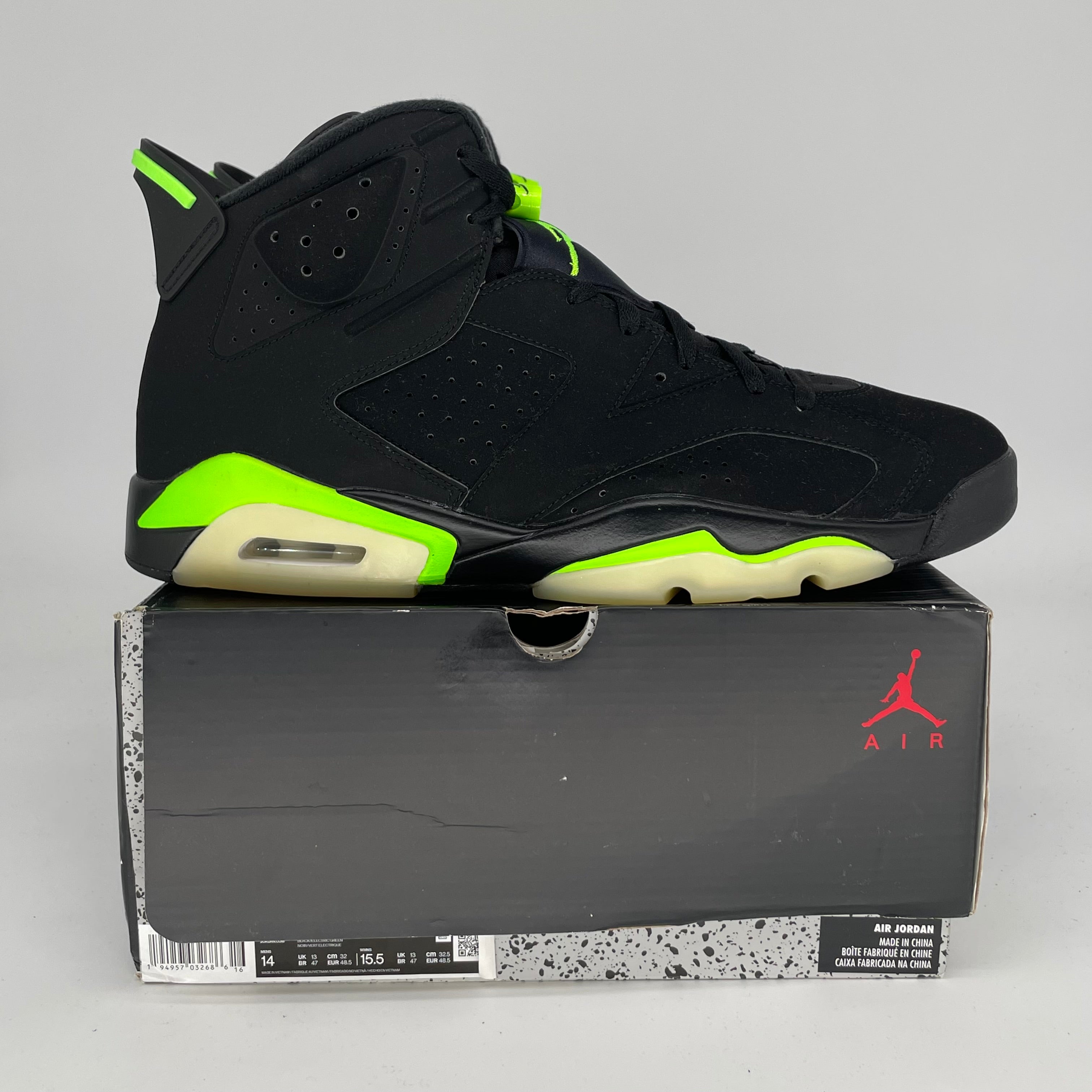 AIR JORDAN 6 ELECTRIC GREEN SIZE 14 CT8529-003