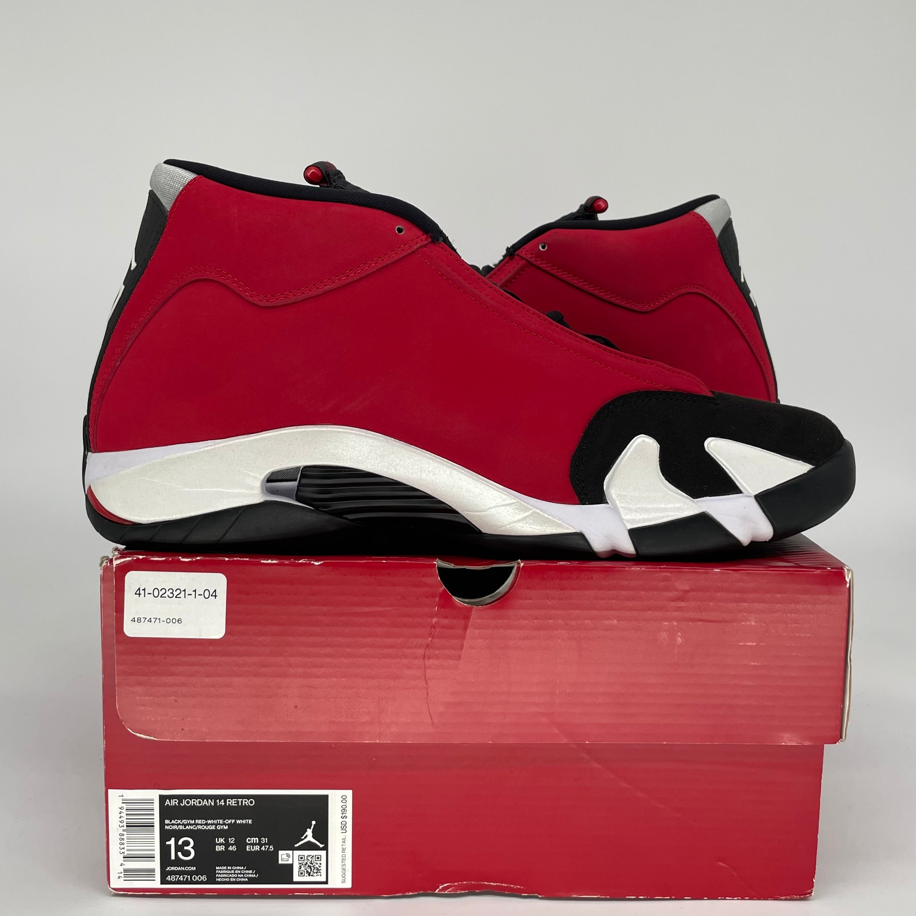 AIR JORDAN 14 TORO SIZE 13 487471-006