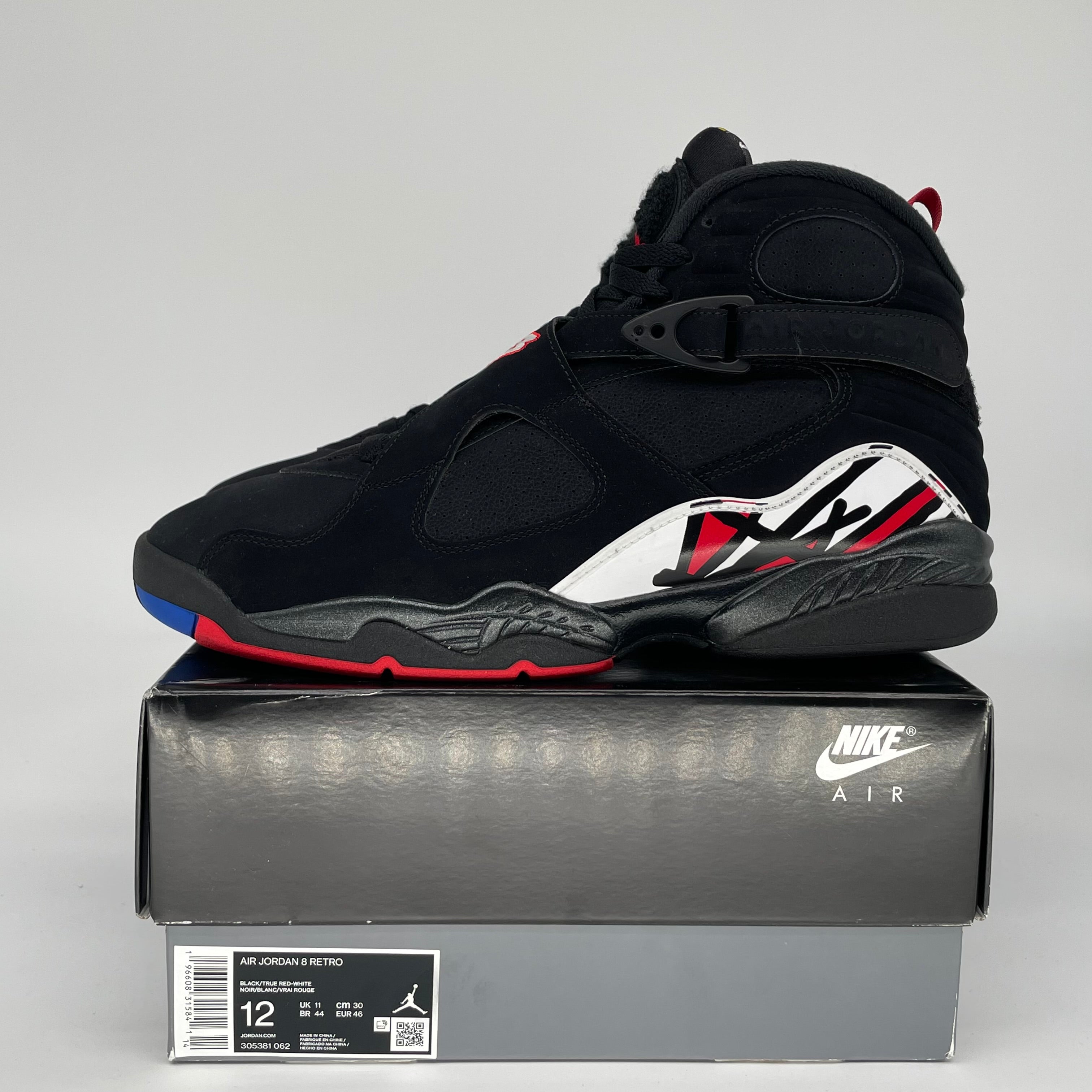 AIR JORDAN 8 PLAYOFFS SIZE 12 305381-062