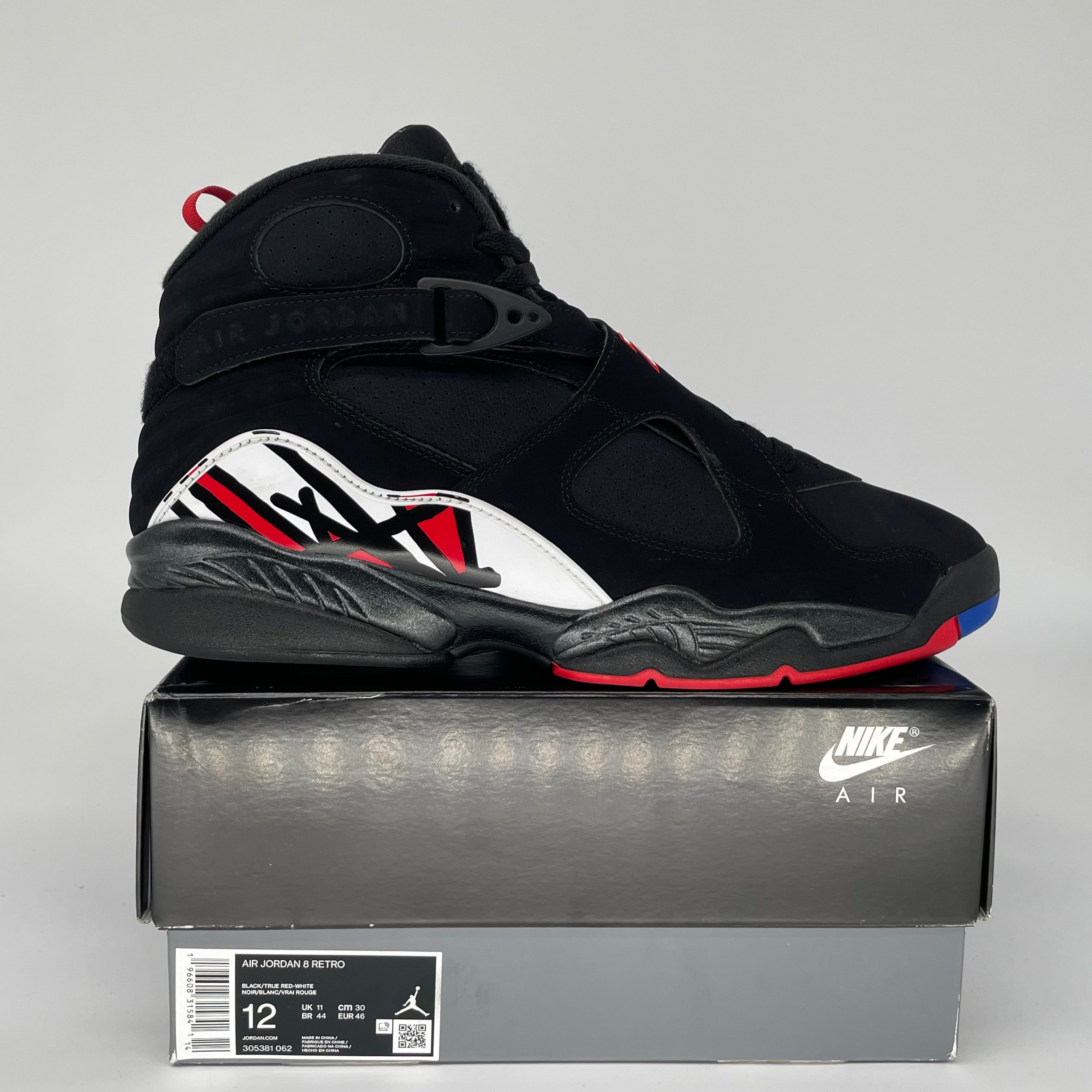 AIR JORDAN 8 PLAYOFFS SIZE 12 305381-062