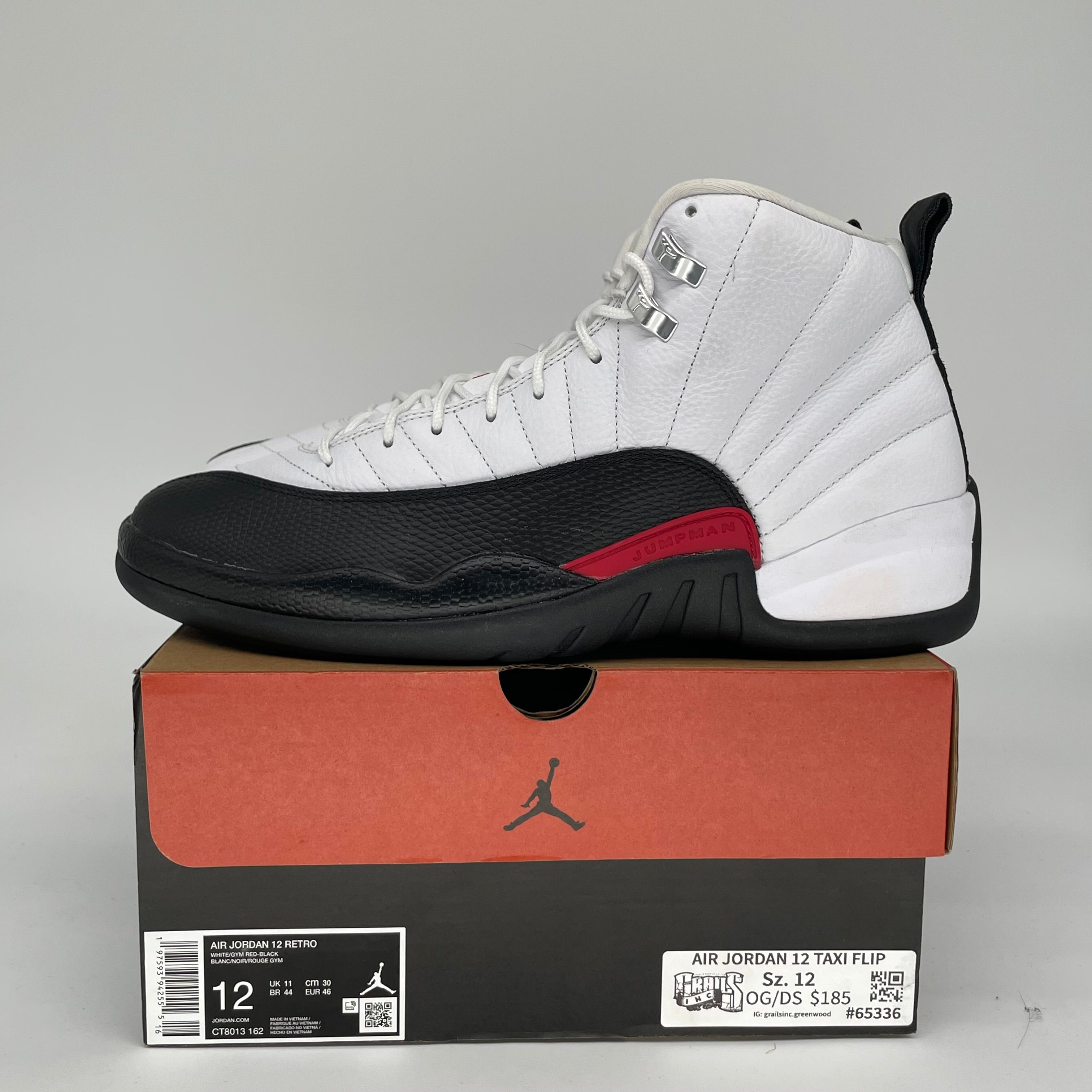 AIR JORDAN 12 TAXI FLIP SIZE 12 CT8013-162