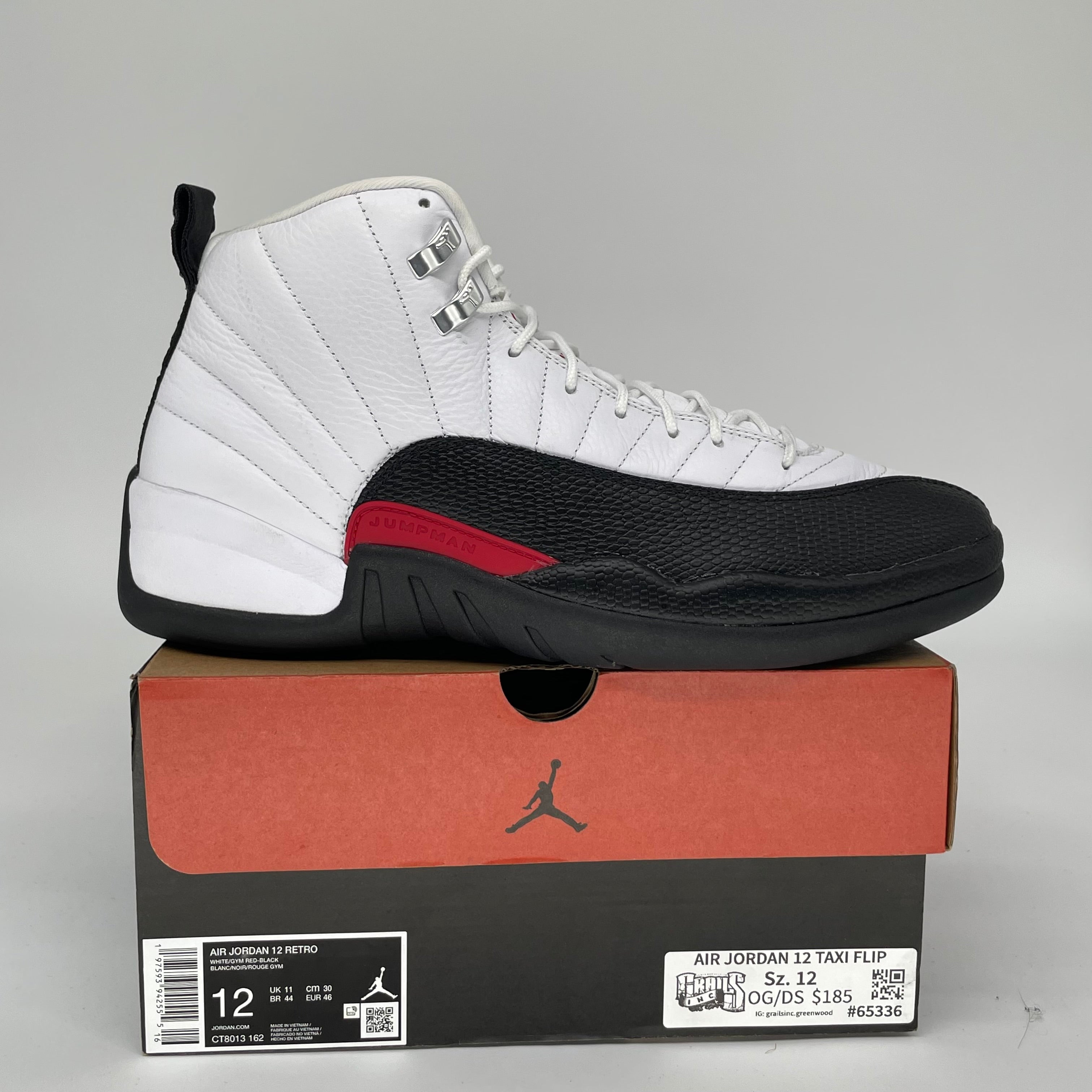 AIR JORDAN 12 TAXI FLIP SIZE 12 CT8013-162