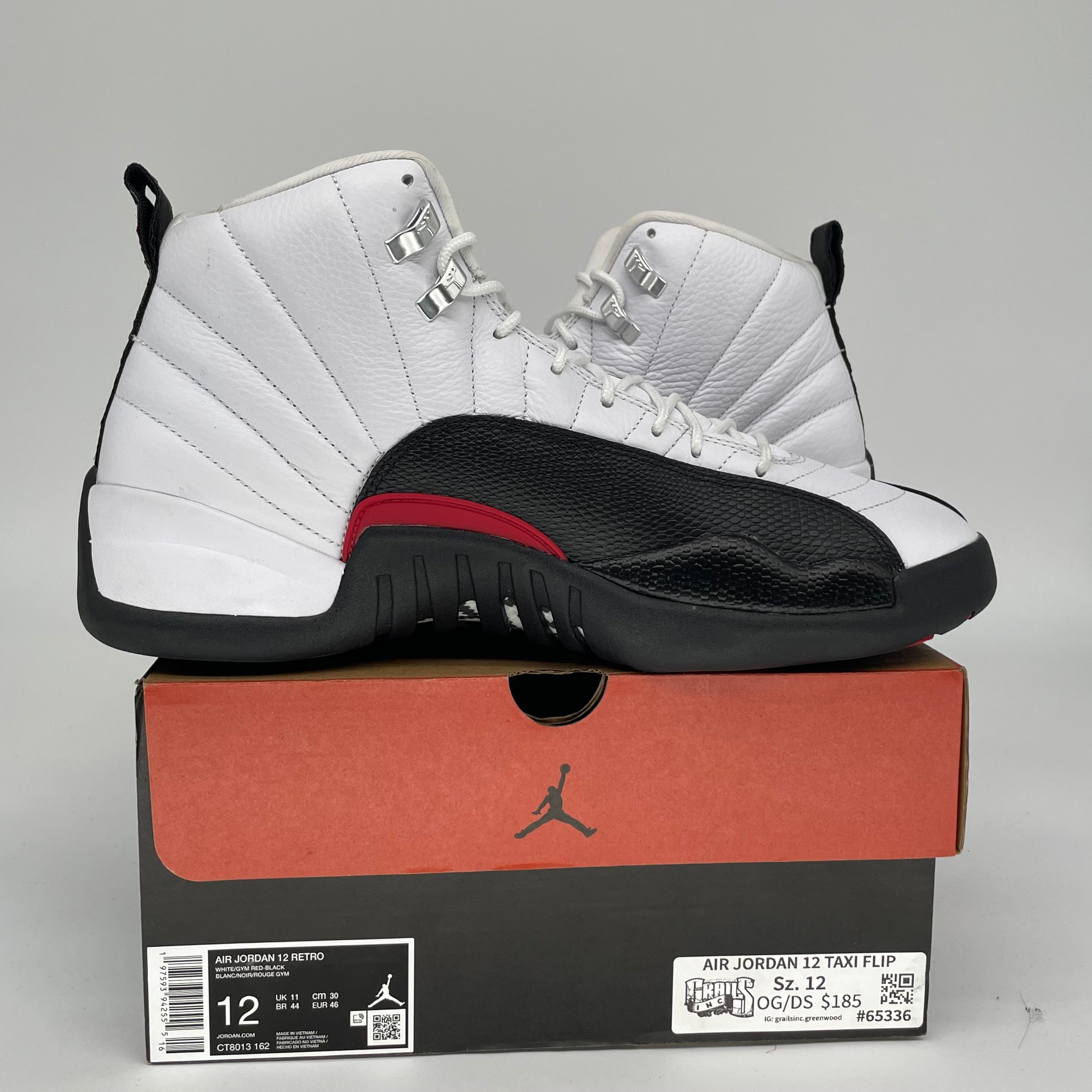 AIR JORDAN 12 TAXI FLIP SIZE 12 CT8013-162