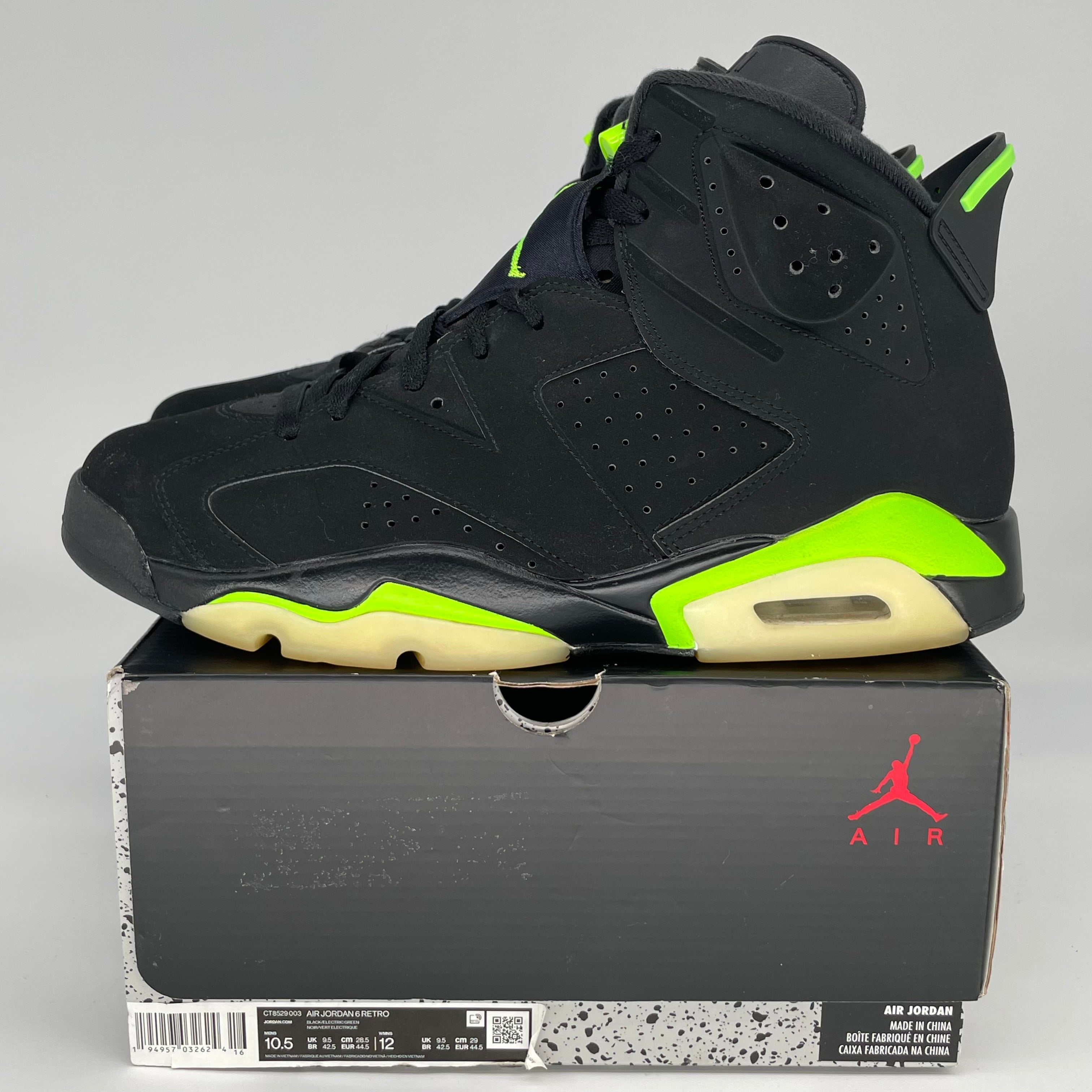 AIR JORDAN 6 ELECTRIC GREEN SIZE 10.5 CT8529-003