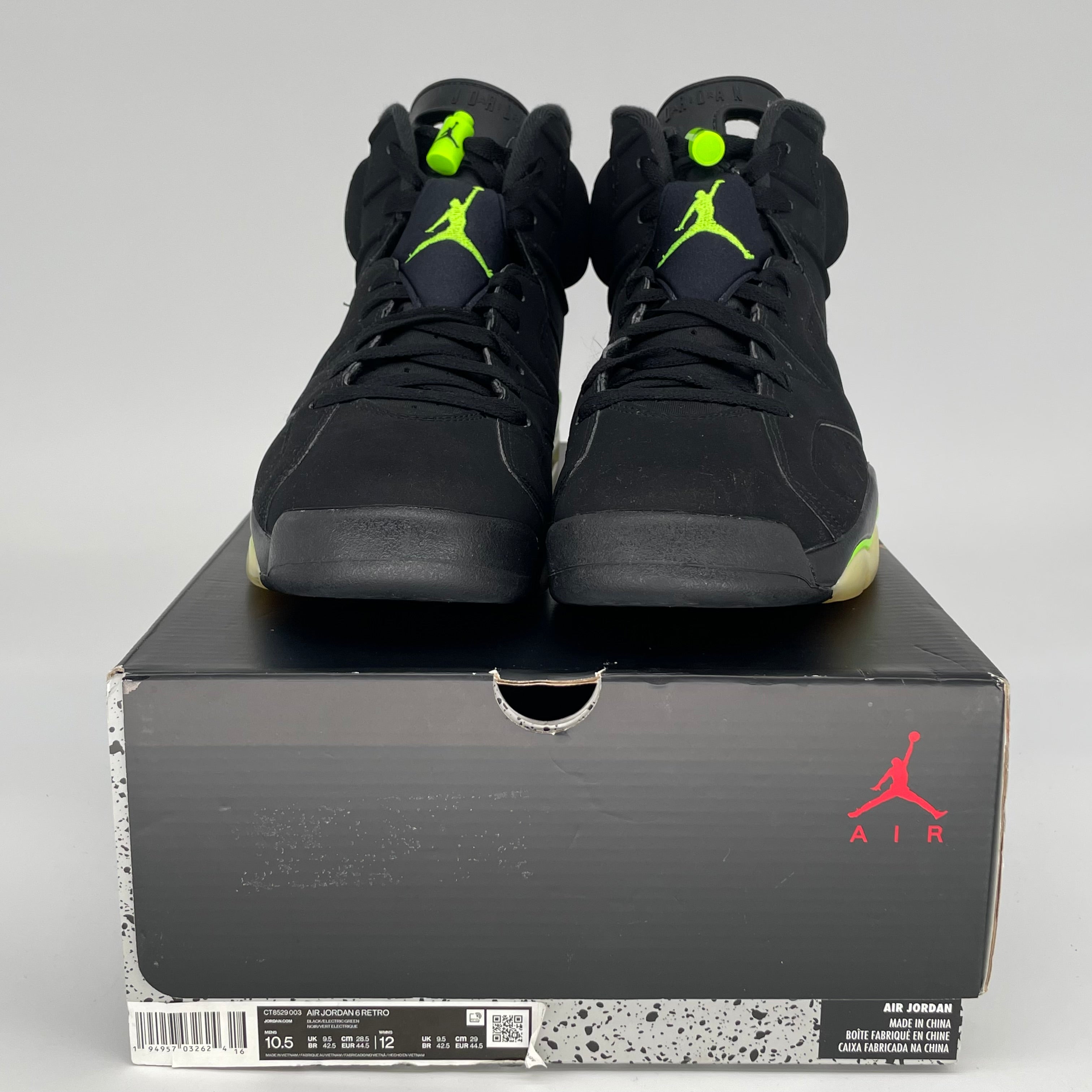 AIR JORDAN 6 ELECTRIC GREEN SIZE 10.5 CT8529-003