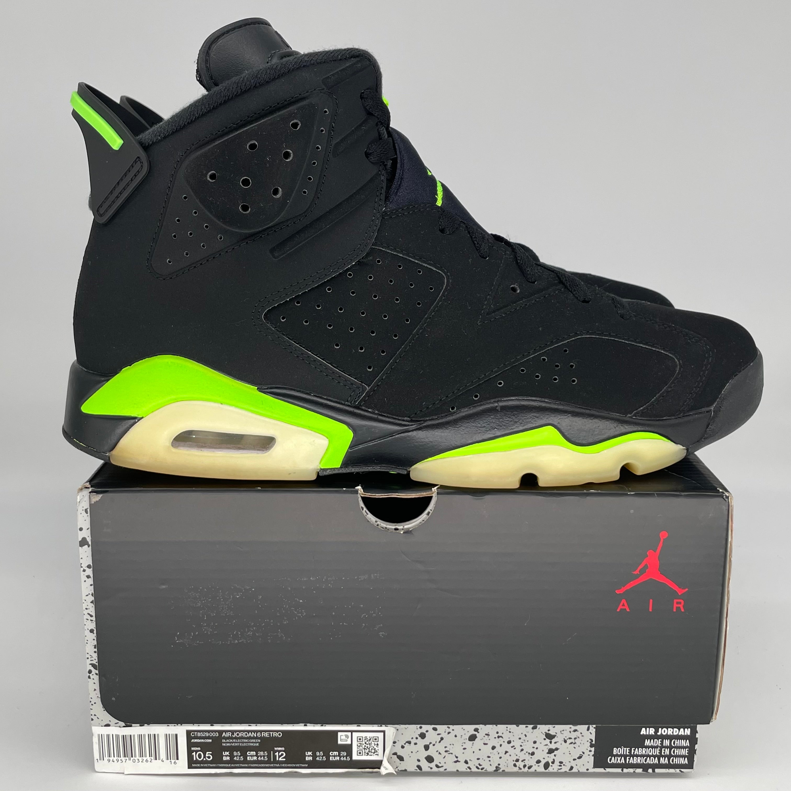 AIR JORDAN 6 ELECTRIC GREEN SIZE 10.5 CT8529-003