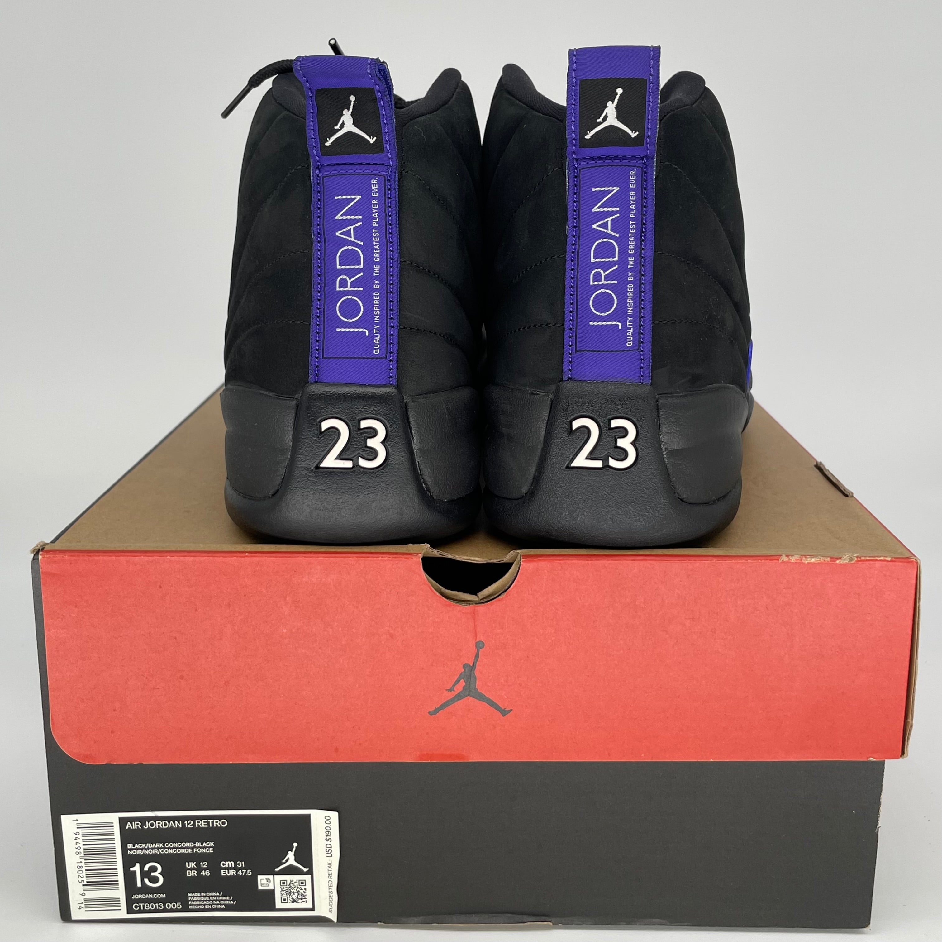 AIR JORDAN 12 DARK CONCORD SIZE 13 CT8013-005