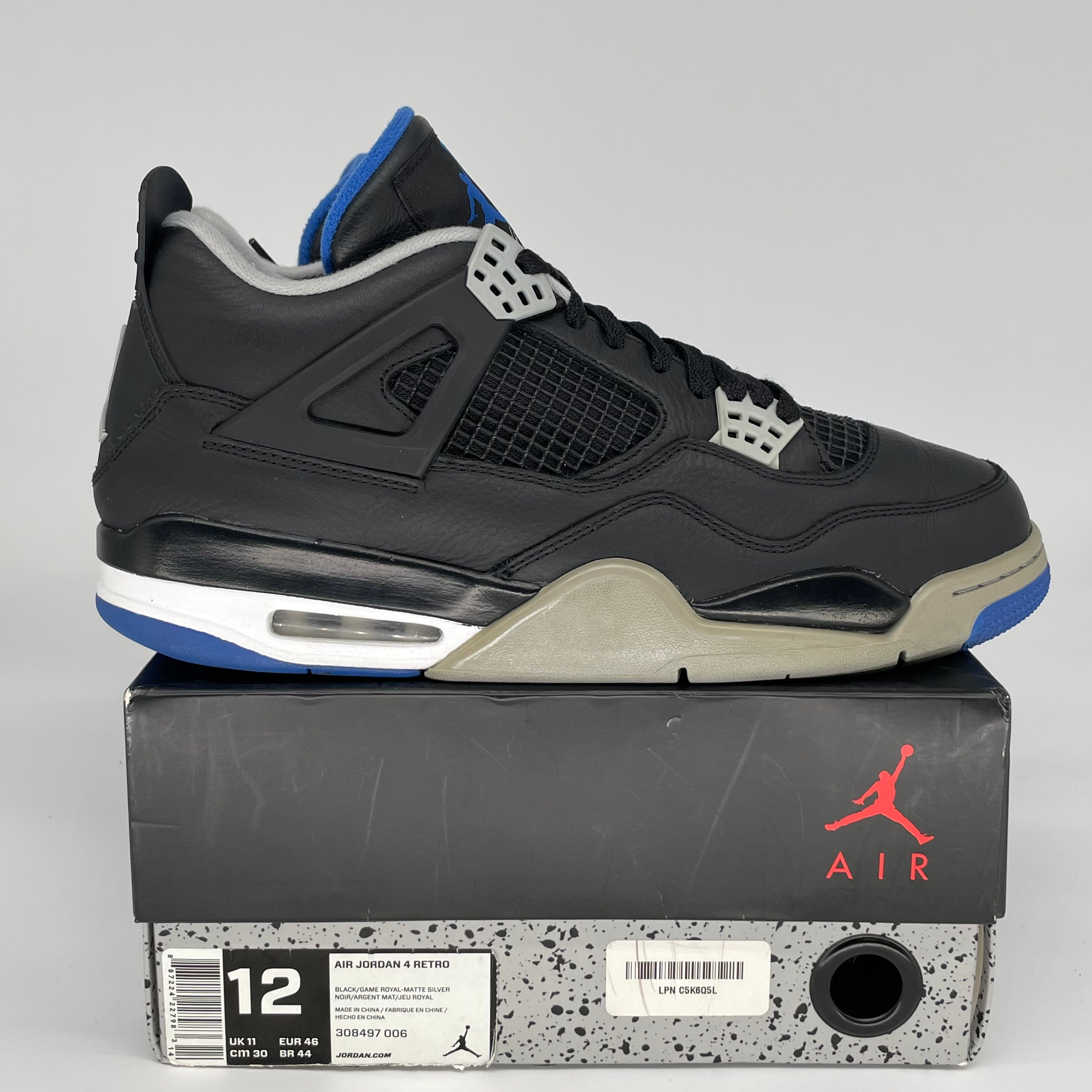 AIR JORDAN 4 ALTERNATE MOTORSPORT SIZE 12 308497-006