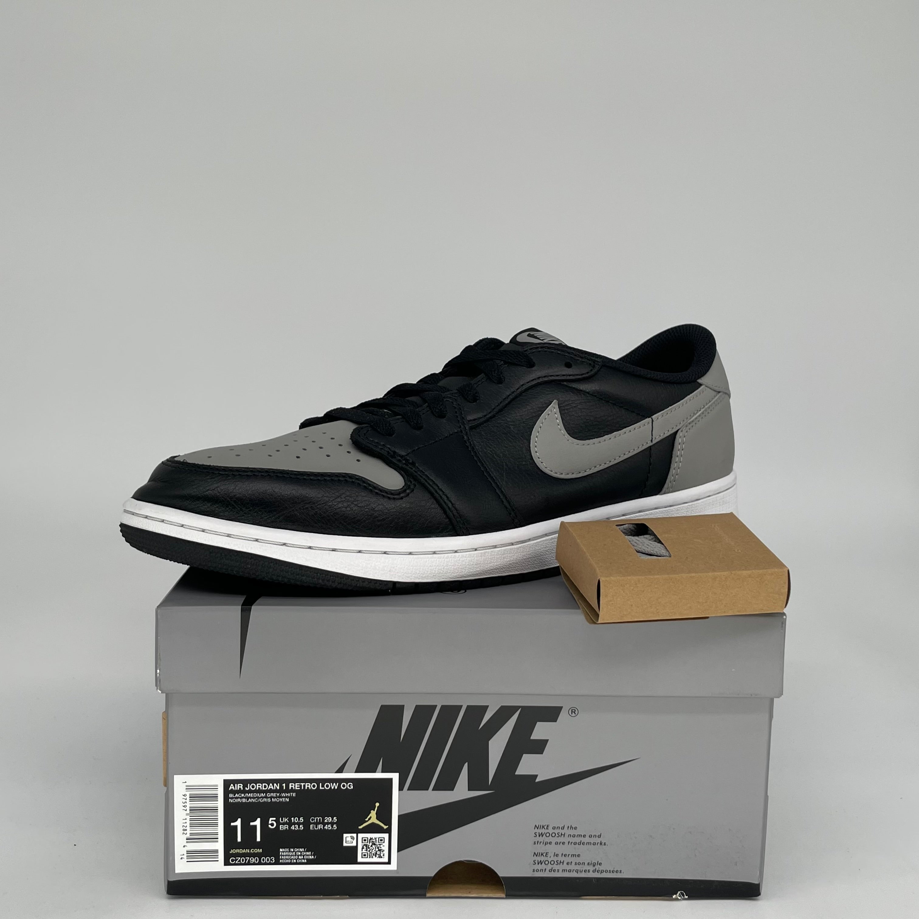 AIR JORDAN 1 LOW SHADOW SIZE 11.5 CZ0790-003