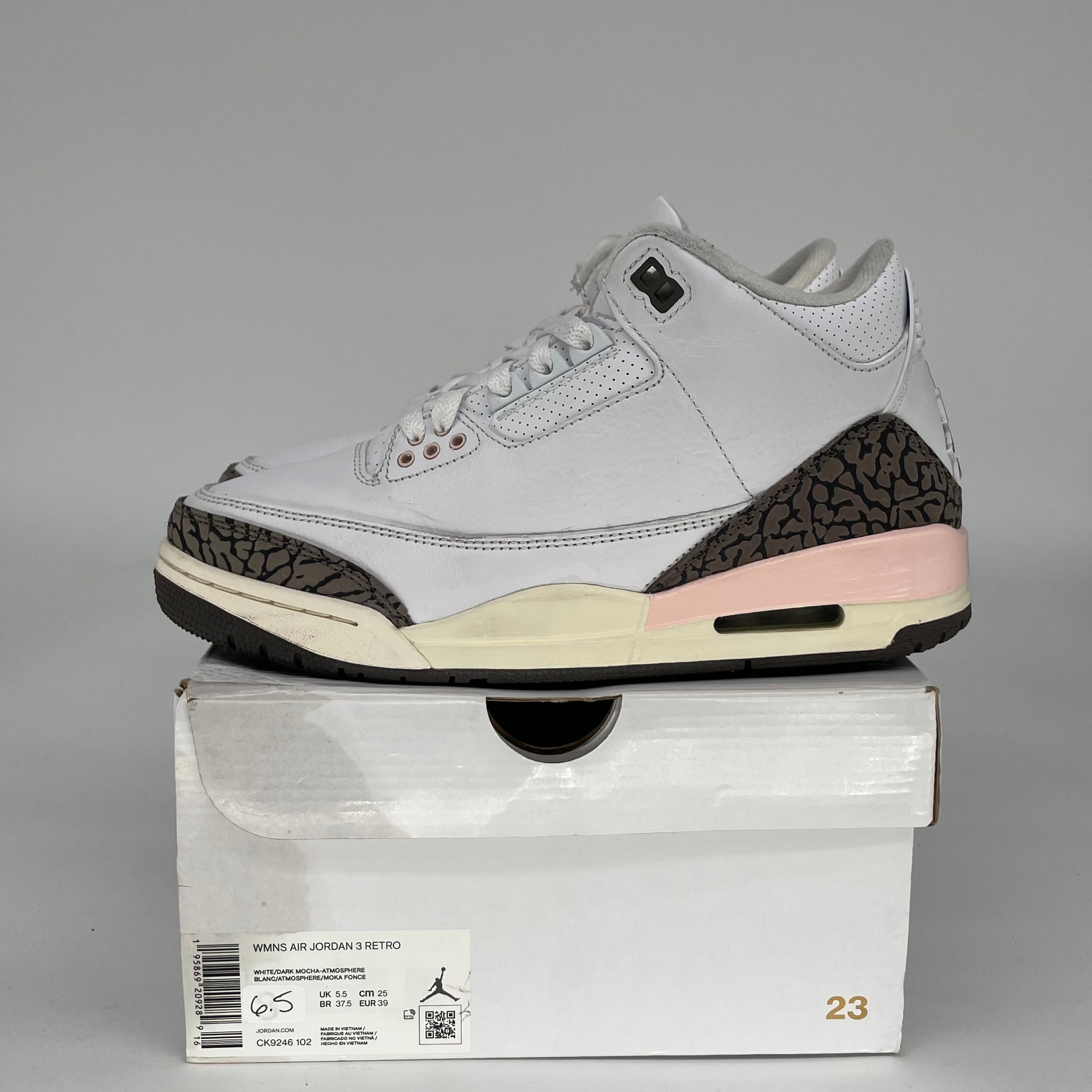 AIR JORDAN 3 NEAPOLITAN W SIZE 6.5/8W CK9246-102