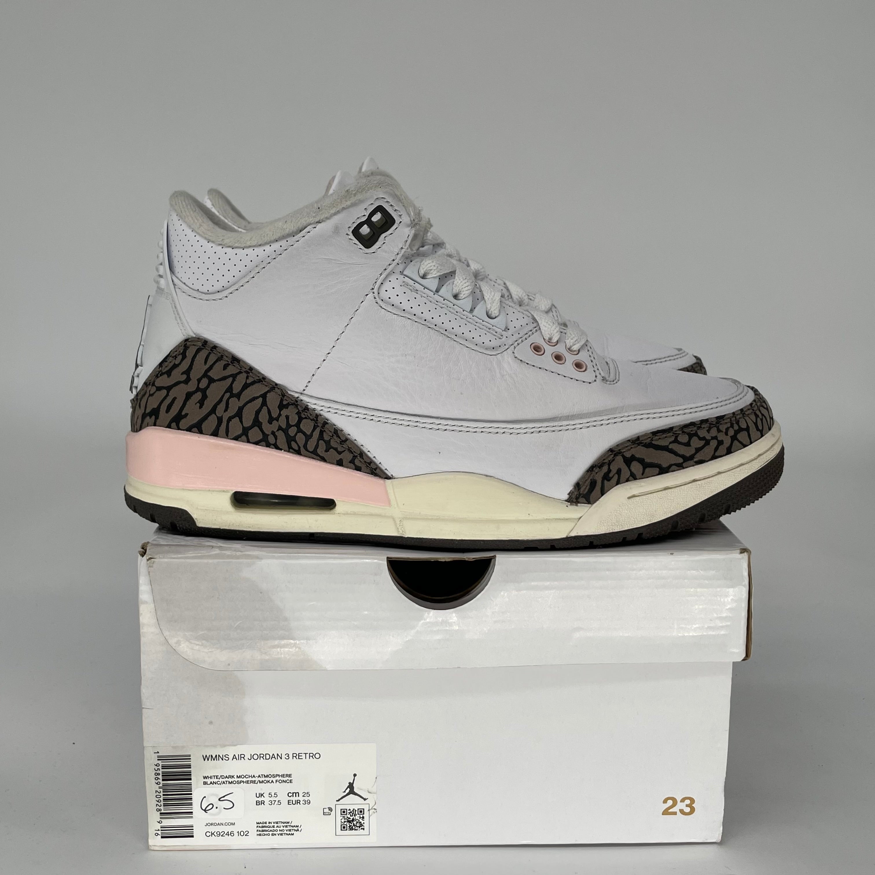 AIR JORDAN 3 NEAPOLITAN W SIZE 6.5/8W CK9246-102