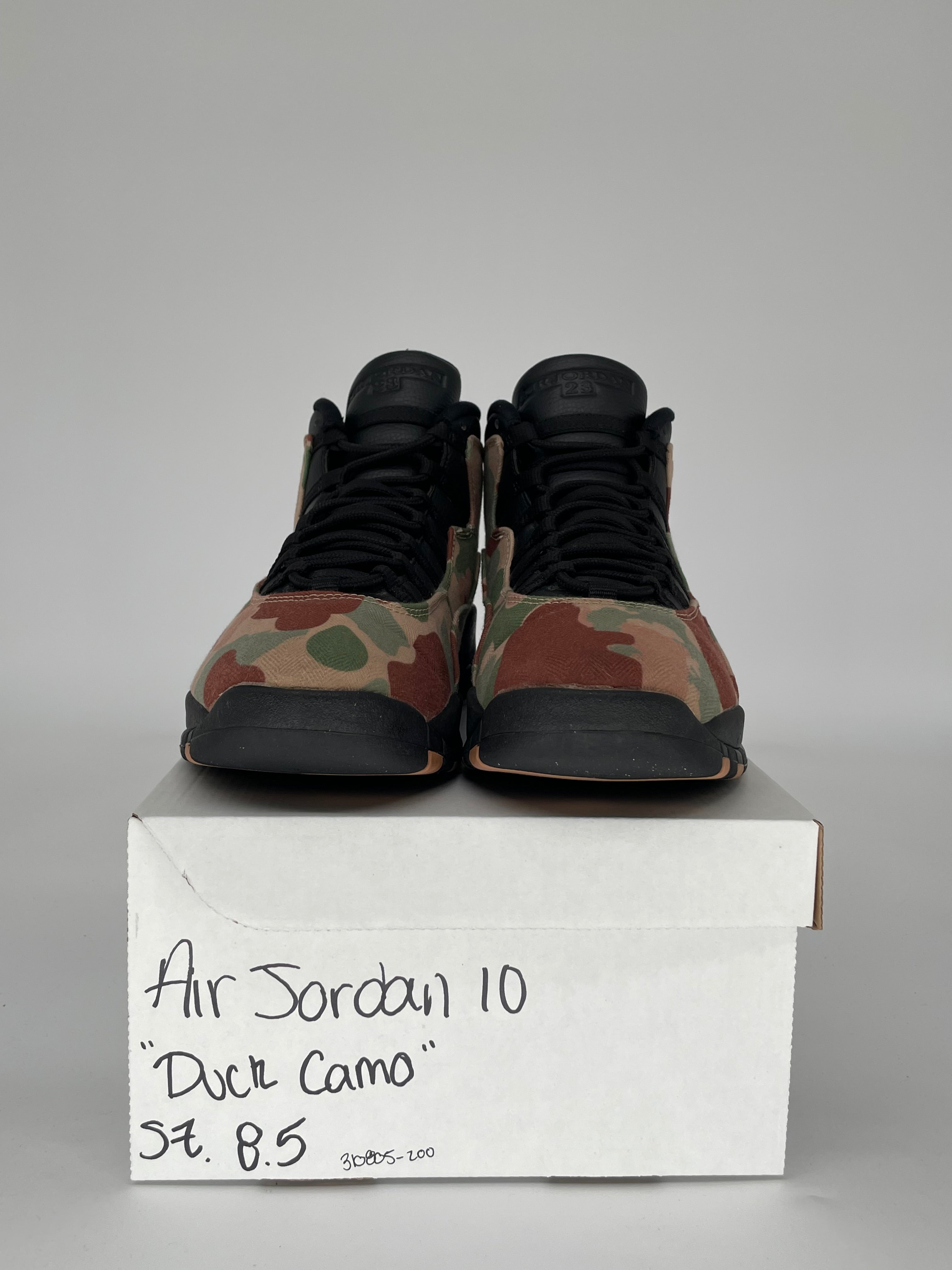 AIR JORDAN 10 DUCK CAMO SIZE 8.5 310805-200