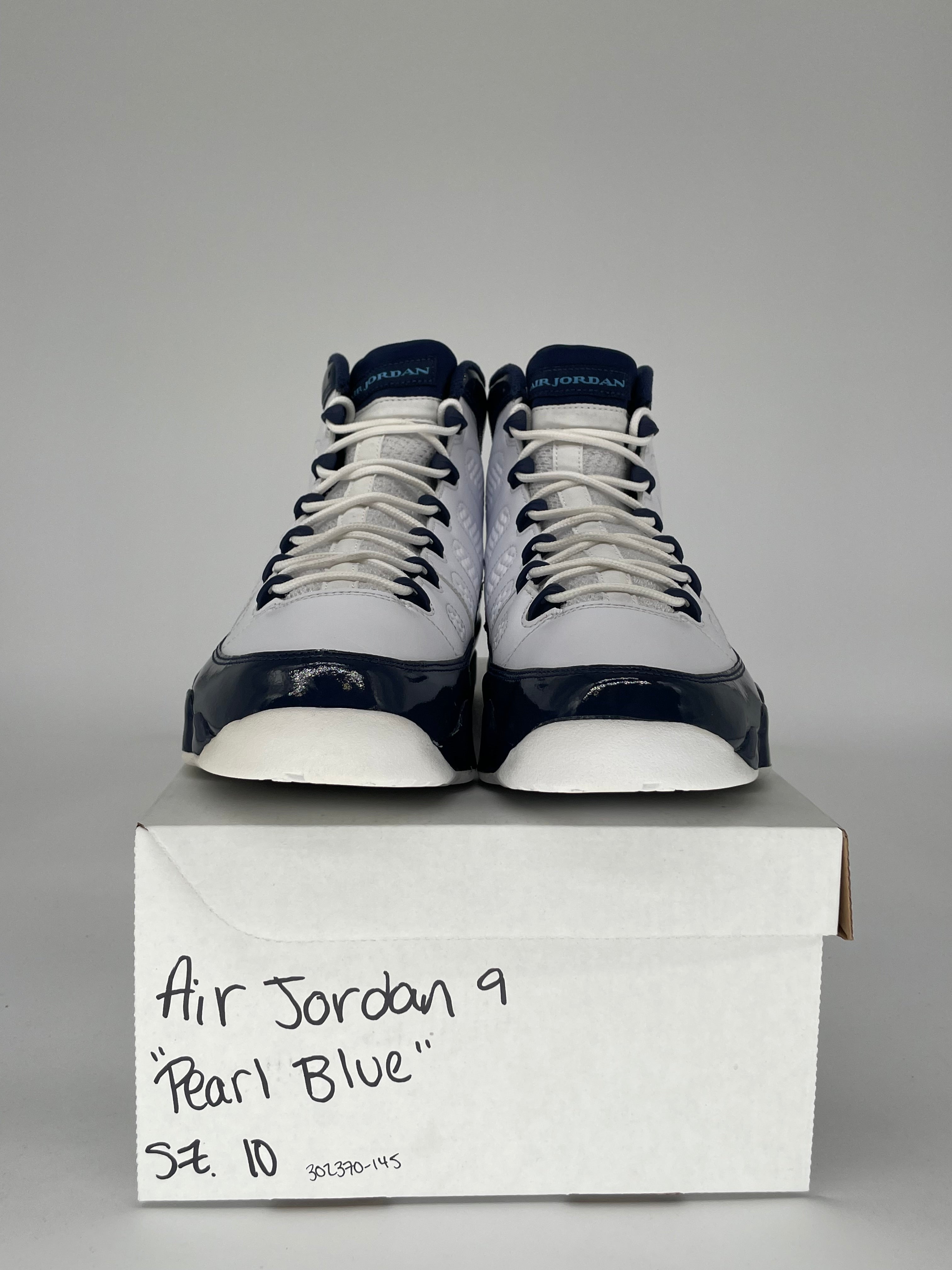 AIR JORDAN 9 PEARL BLUE SIZE 10 302370-145