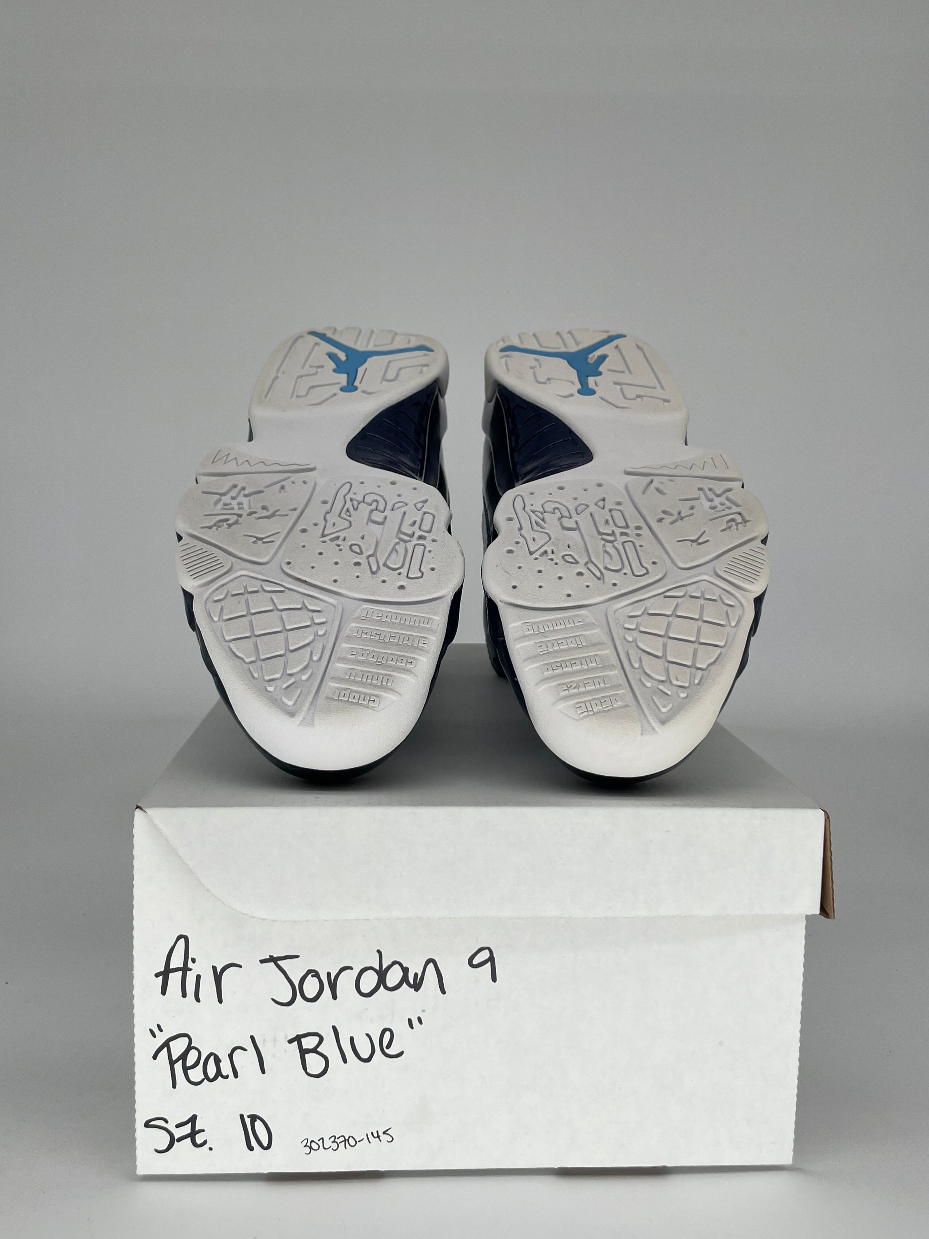 AIR JORDAN 9 PEARL BLUE SIZE 10 302370-145