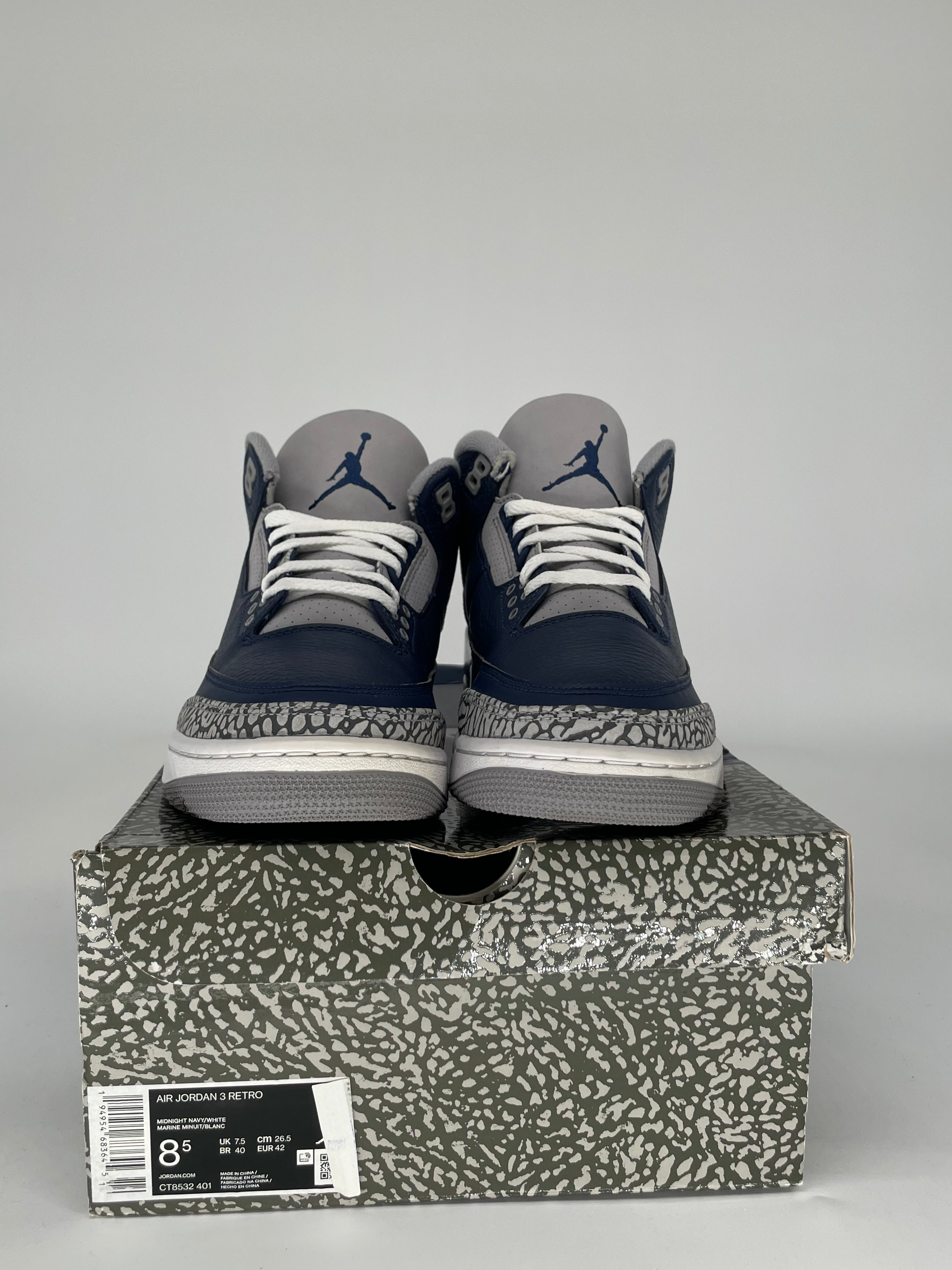 AIR JORDAN 3 GEORGETOWN SIZE 8.5 CT8532-401