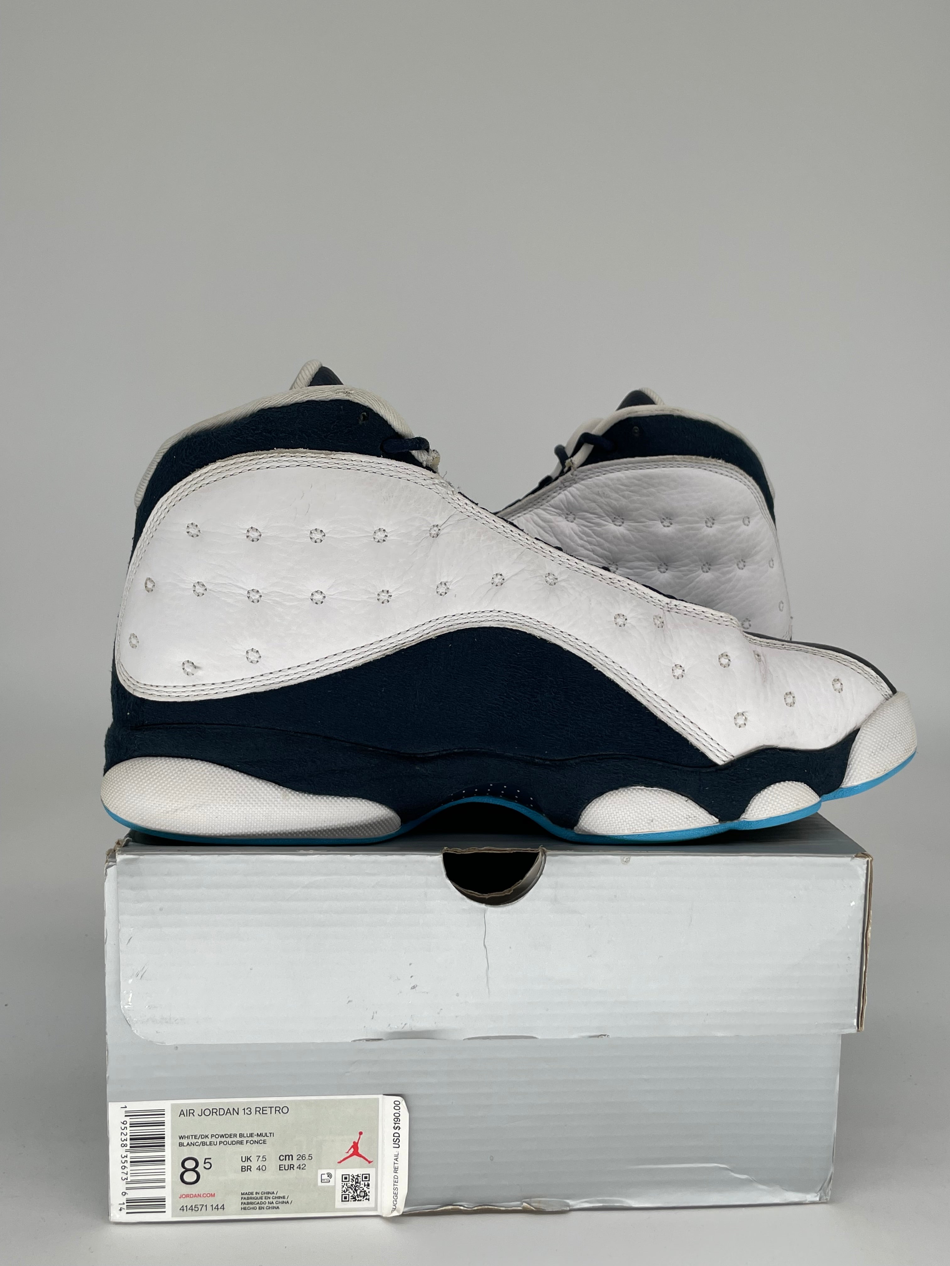 AIR JORDAN 13 OBSIDIAN SIZE 8.5 414571-144