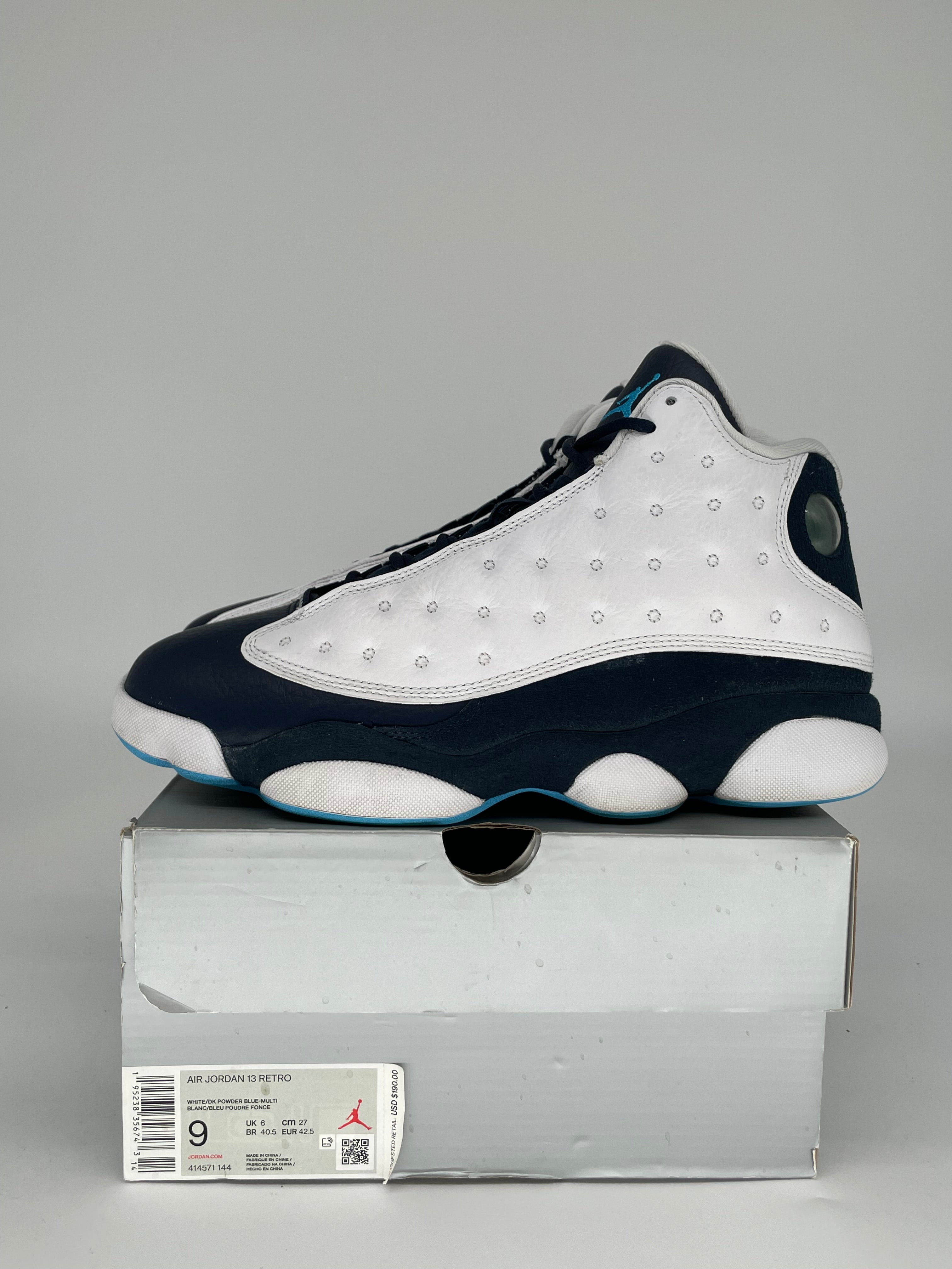 AIR JORDAN 13 OBSIDIAN SIZE 9 414571-144