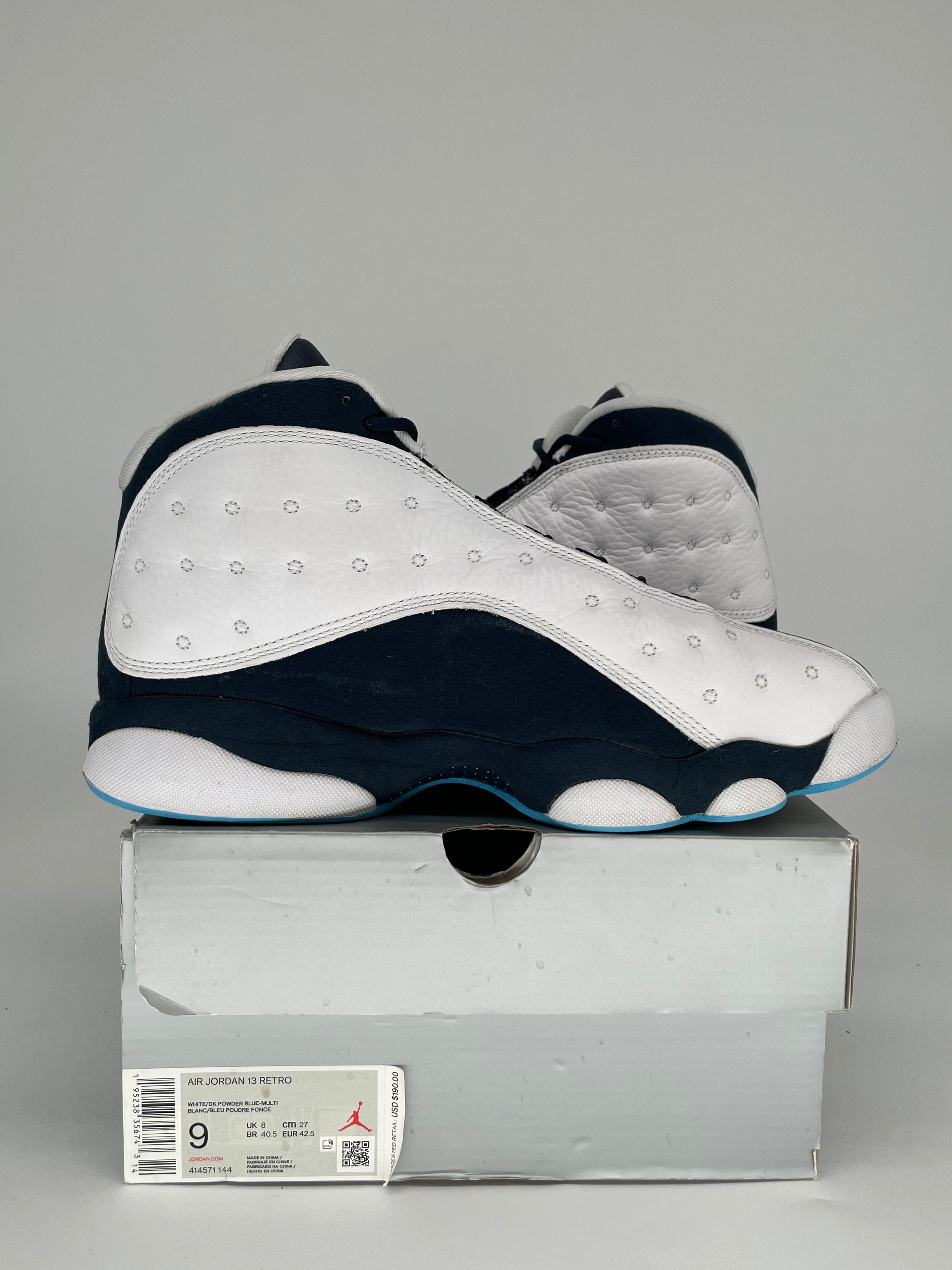 AIR JORDAN 13 OBSIDIAN SIZE 9 414571-144