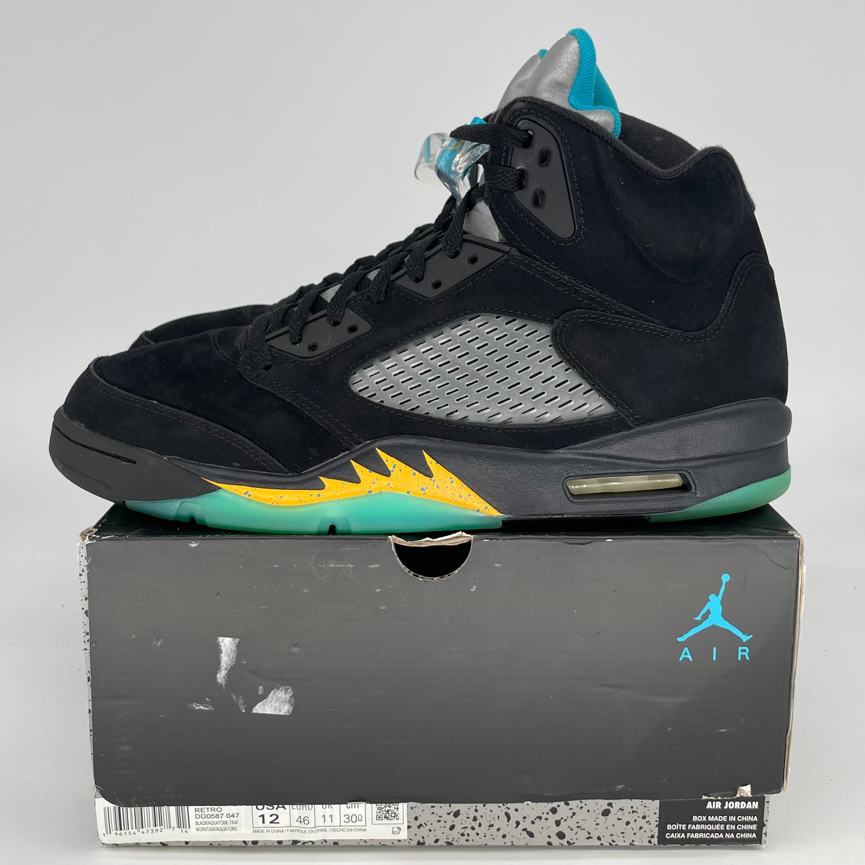 AIR JORDAN 5 AQUA SIZE 12 DD0587-047