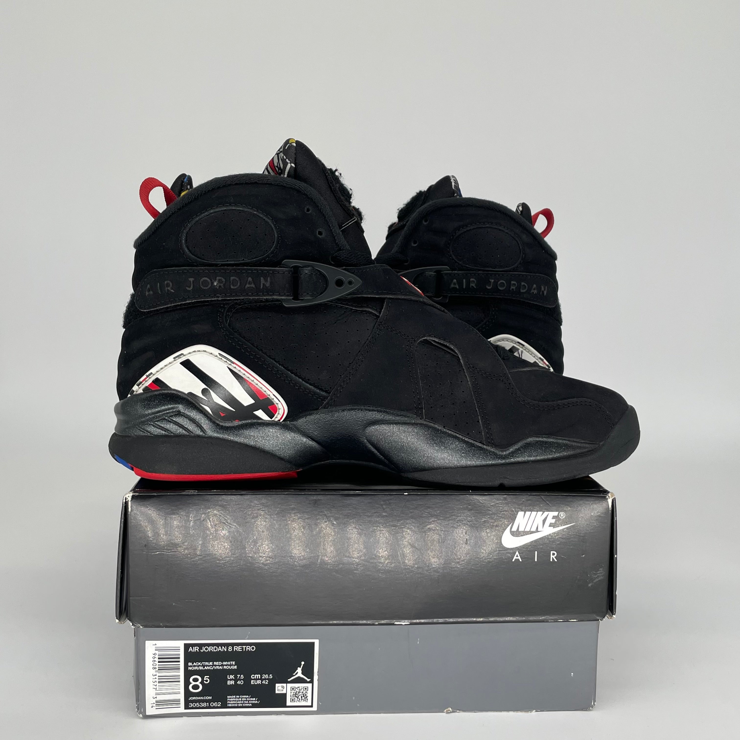 AIR JORDAN 8 PLAYOFFS SIZE 8.5 305381-062