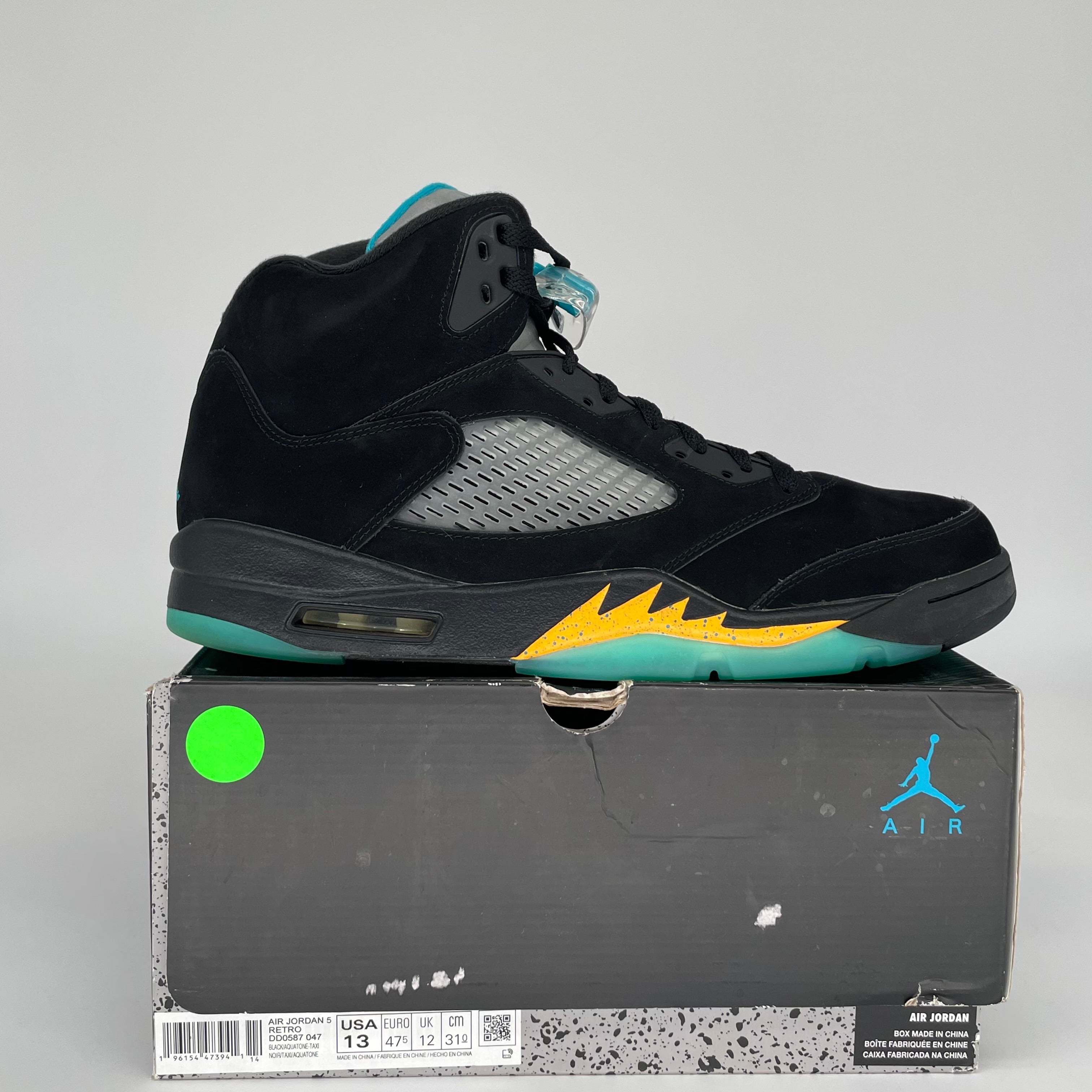 AIR JORDAN 5 AQUA SIZE 13 DD0587-047