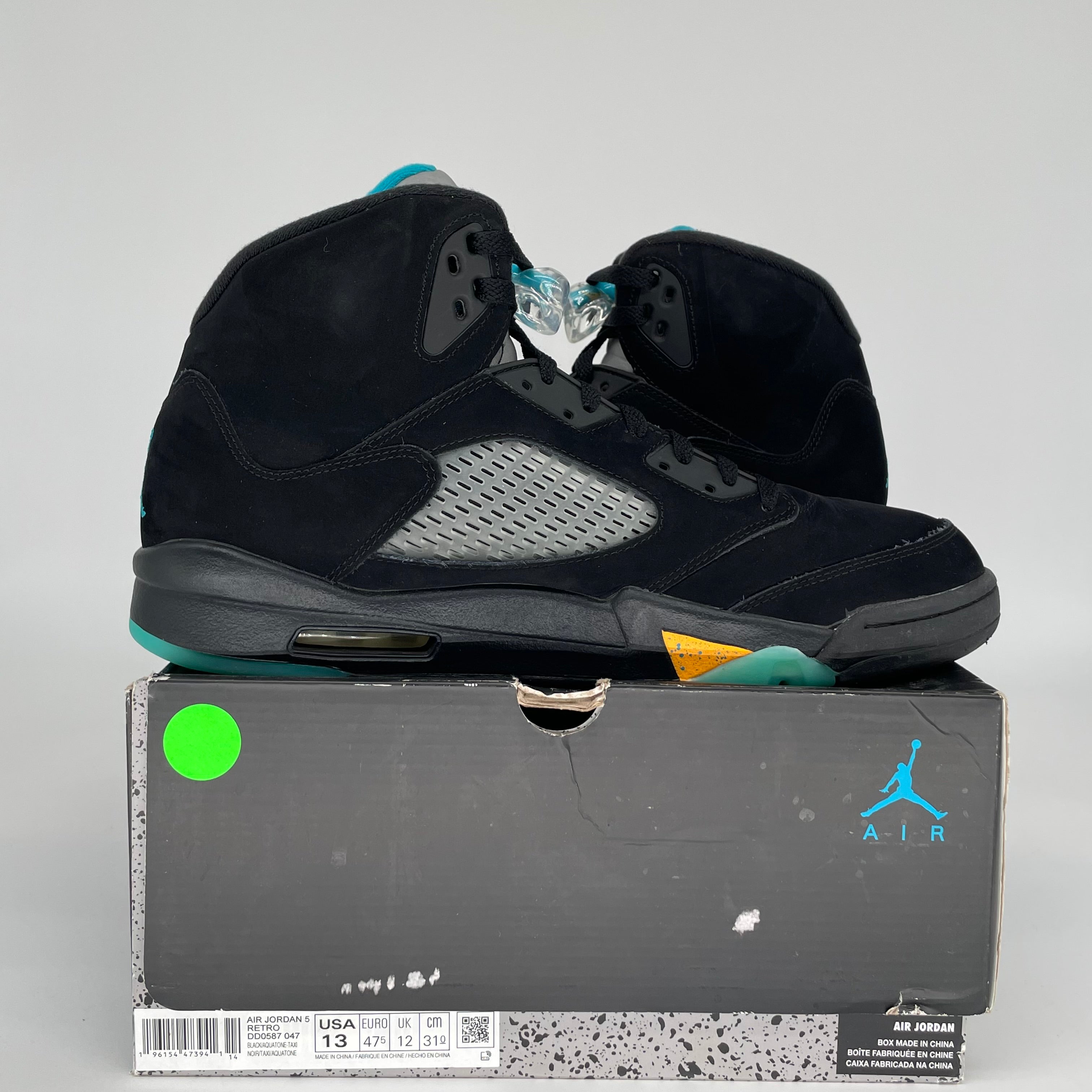 AIR JORDAN 5 AQUA SIZE 13 DD0587-047