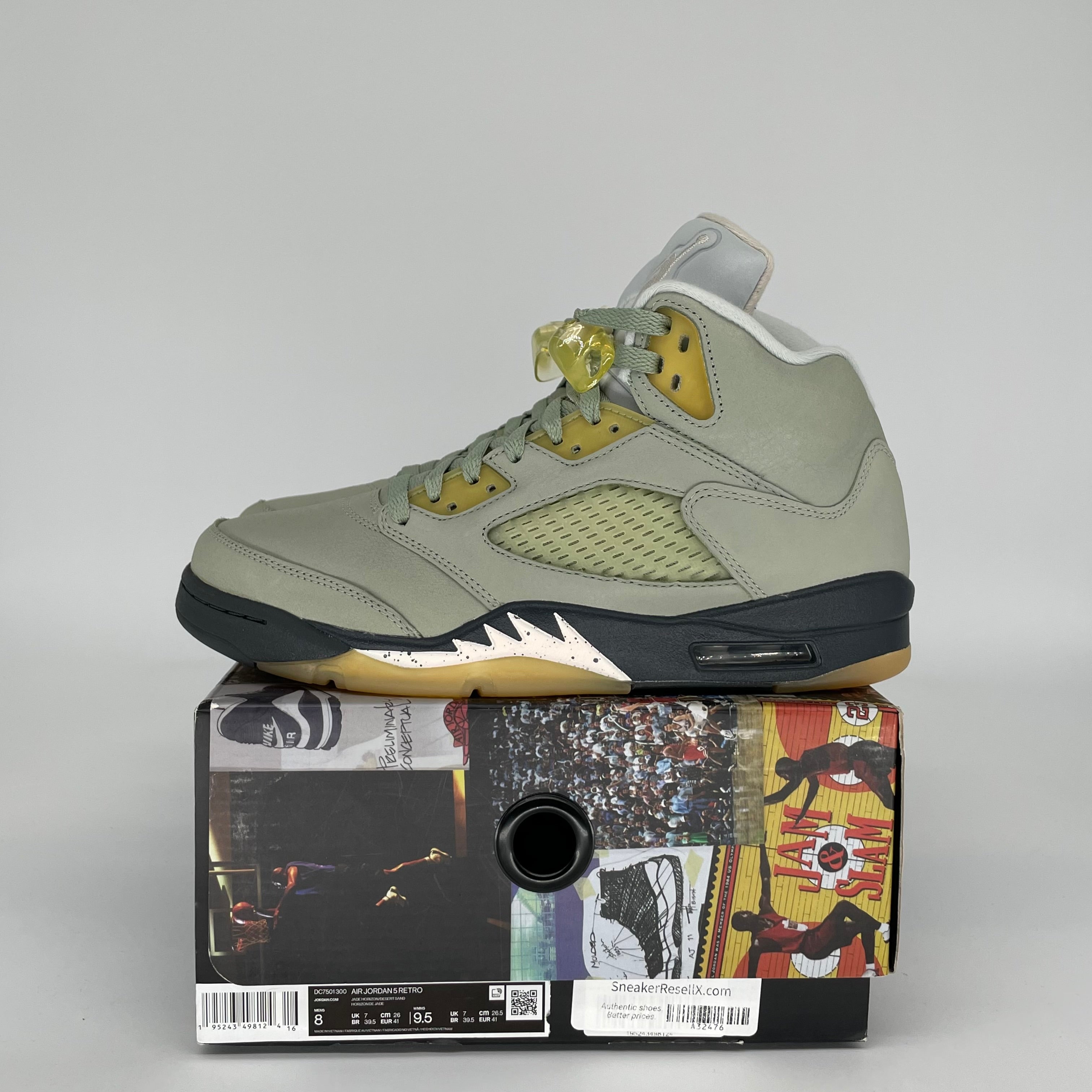 AIR JORDAN 5 JADE HORIZON SIZE 8 DC7501-300