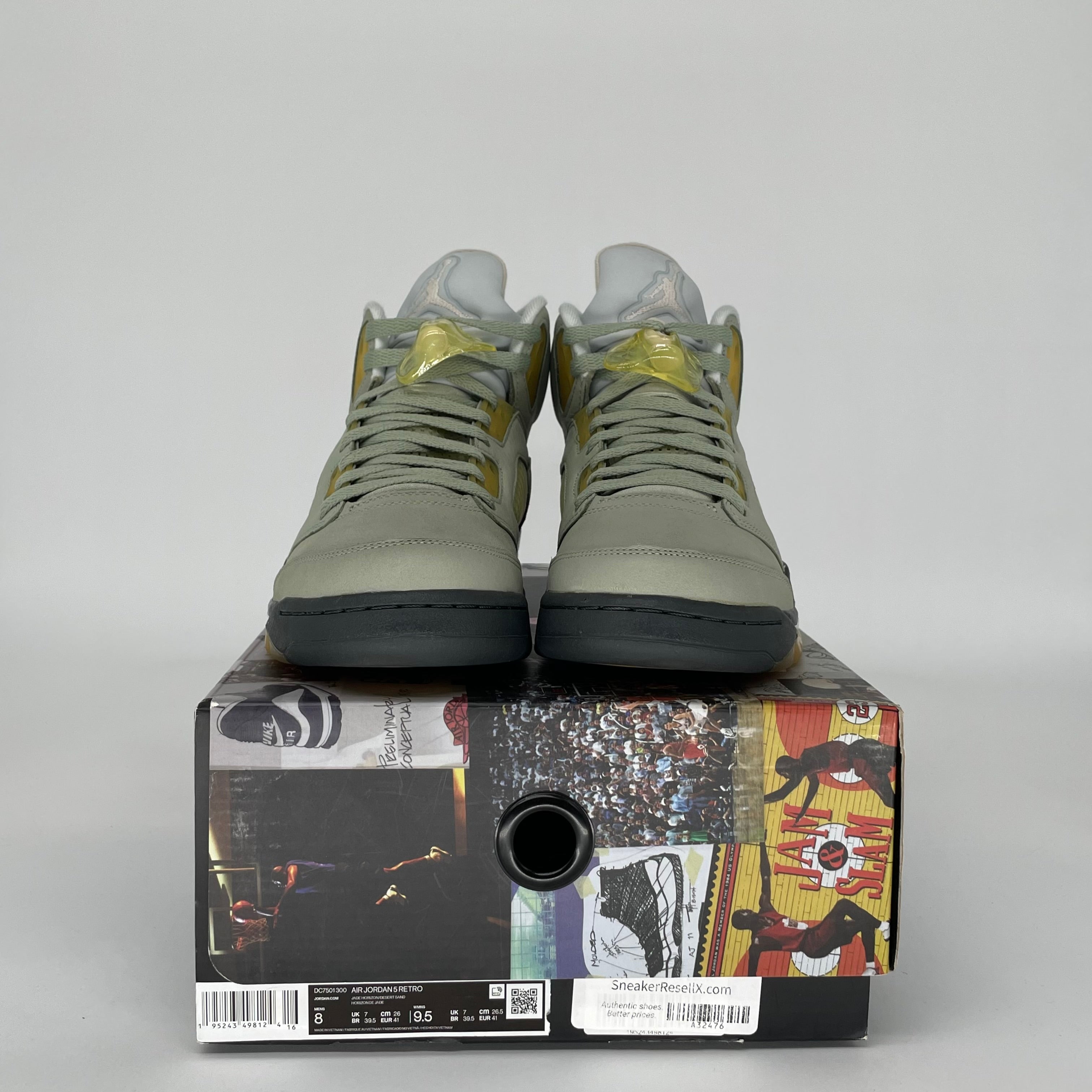 AIR JORDAN 5 JADE HORIZON SIZE 8 DC7501-300