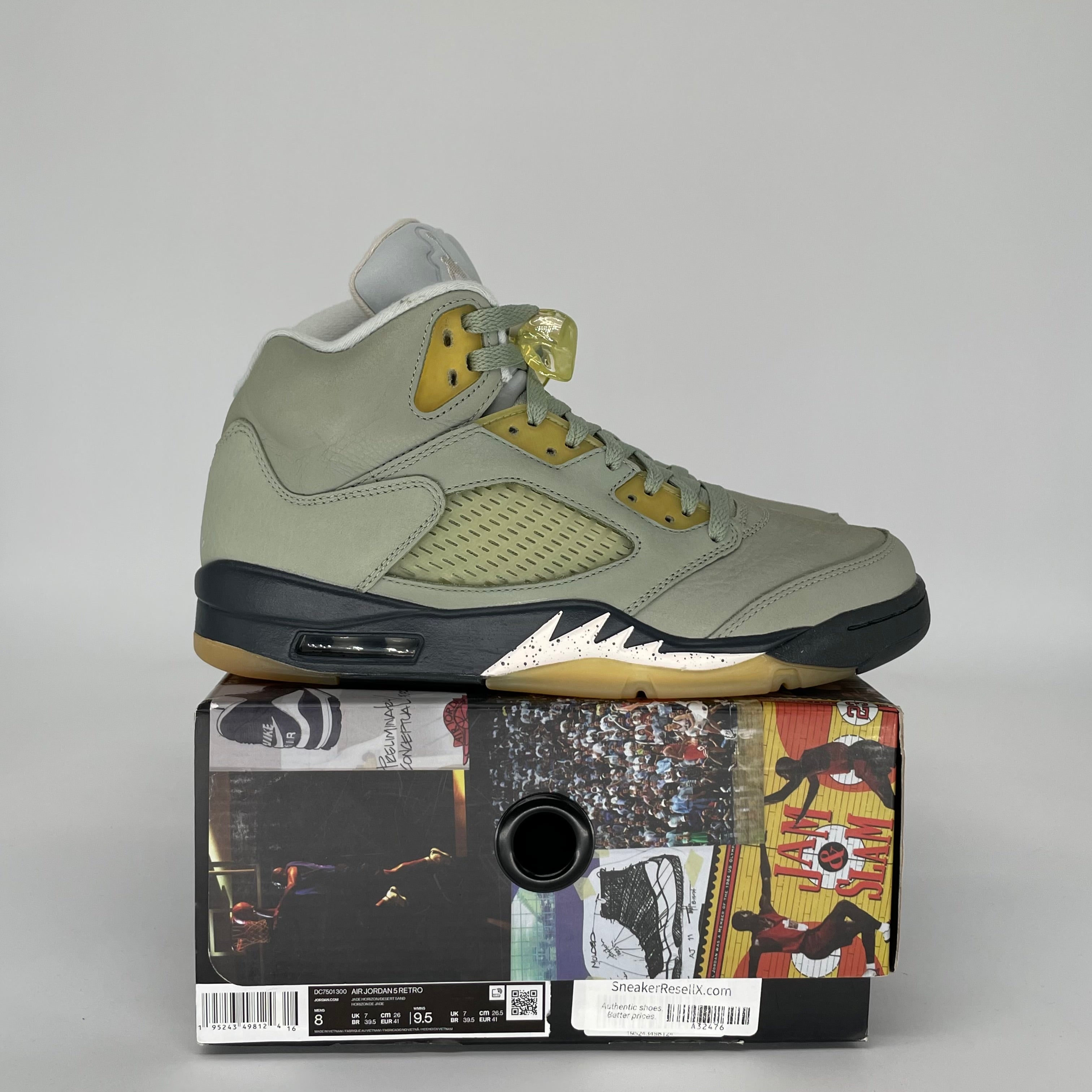 AIR JORDAN 5 JADE HORIZON SIZE 8 DC7501-300